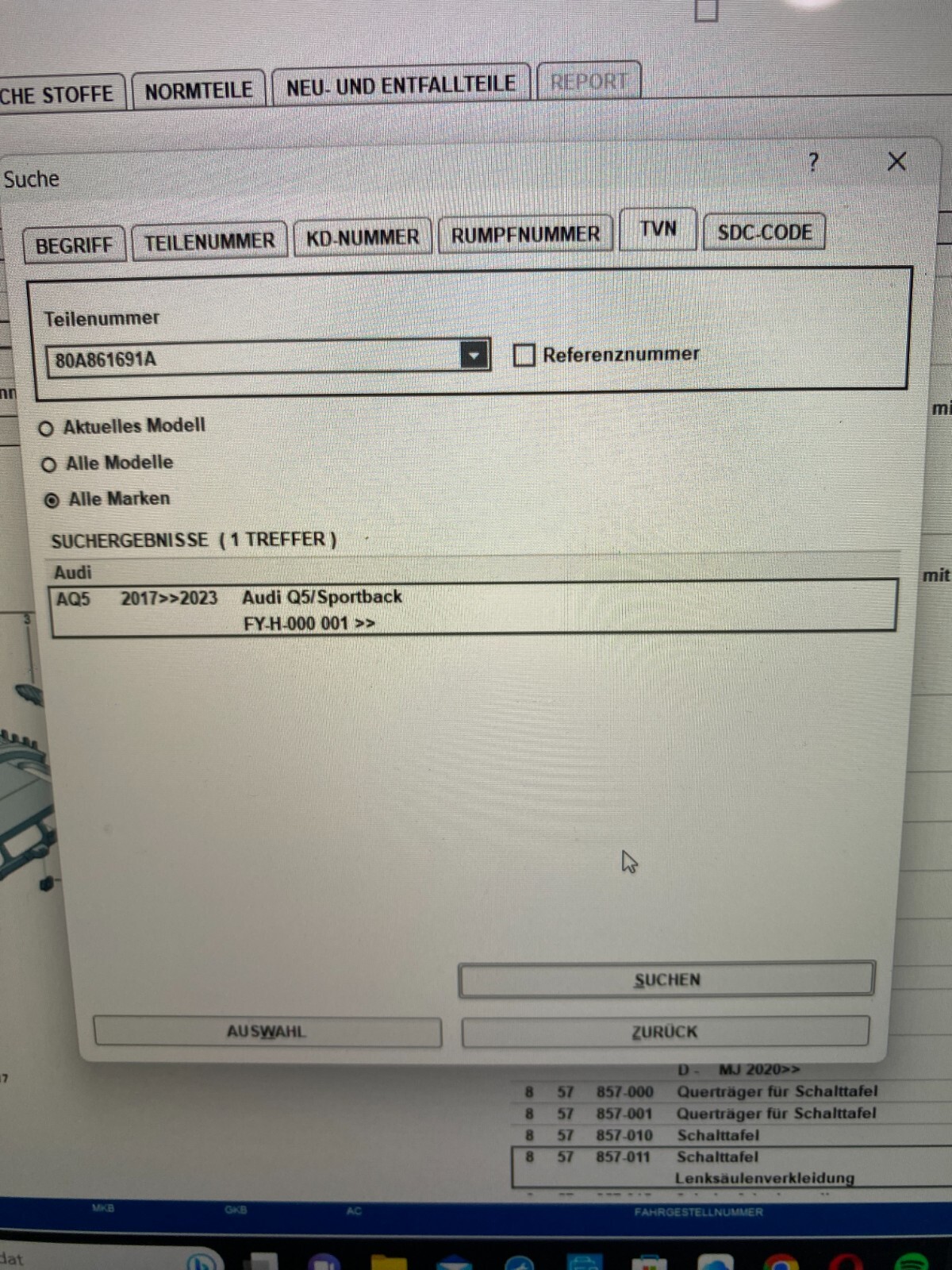 AUDI Q5 NETZTRENNWAND 80A861691A HUNDESCHUTZ LADABDECKUNG 80A861691A ORIG, NEU - Obrázek 12