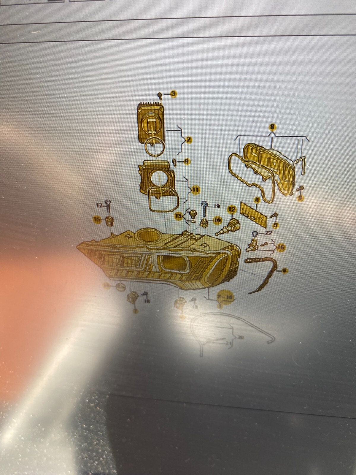 AUDI Q7 4M LED RECHTS SCHEINWERFER MATRIX BEAM 4M0941040B ORIGINAL US MODEL NEW - Obrázek 22