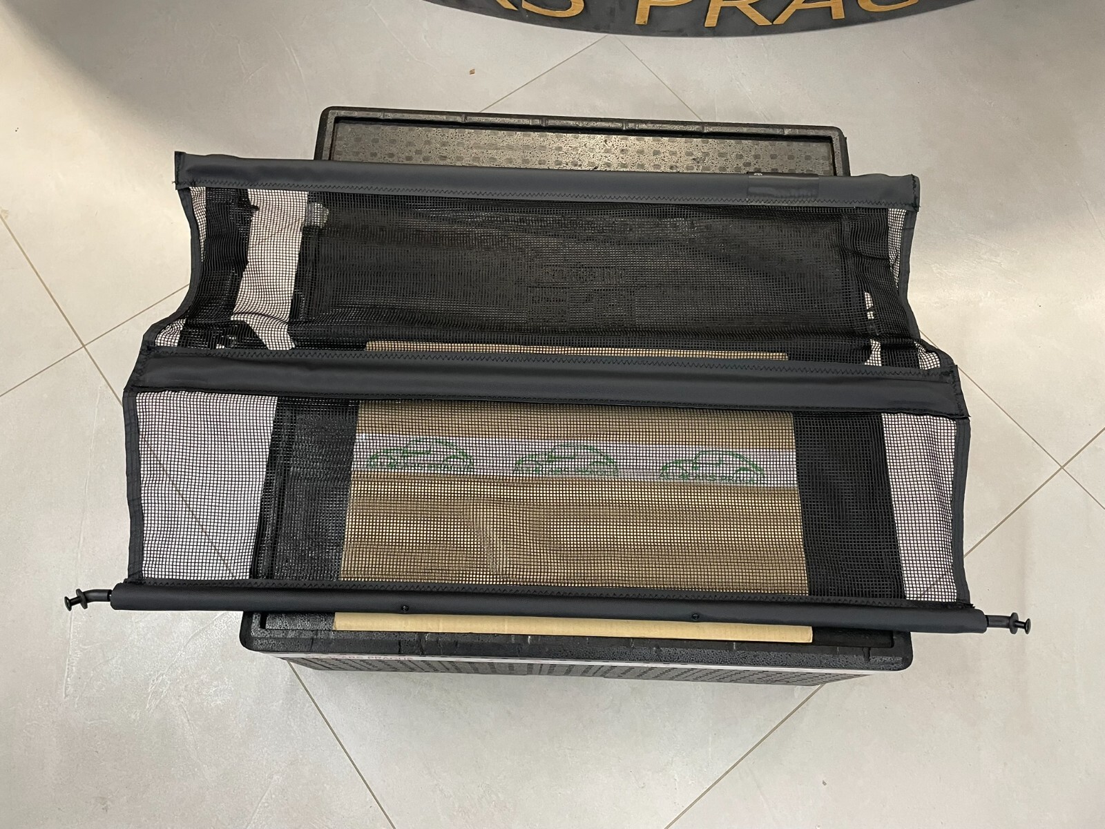 AUDI Q7 4M TRENNNETZ NETZTRENNWAND KOFFERRAUMNETZ 4M0861691D ORIGINAL NEU! - Obrázek 7