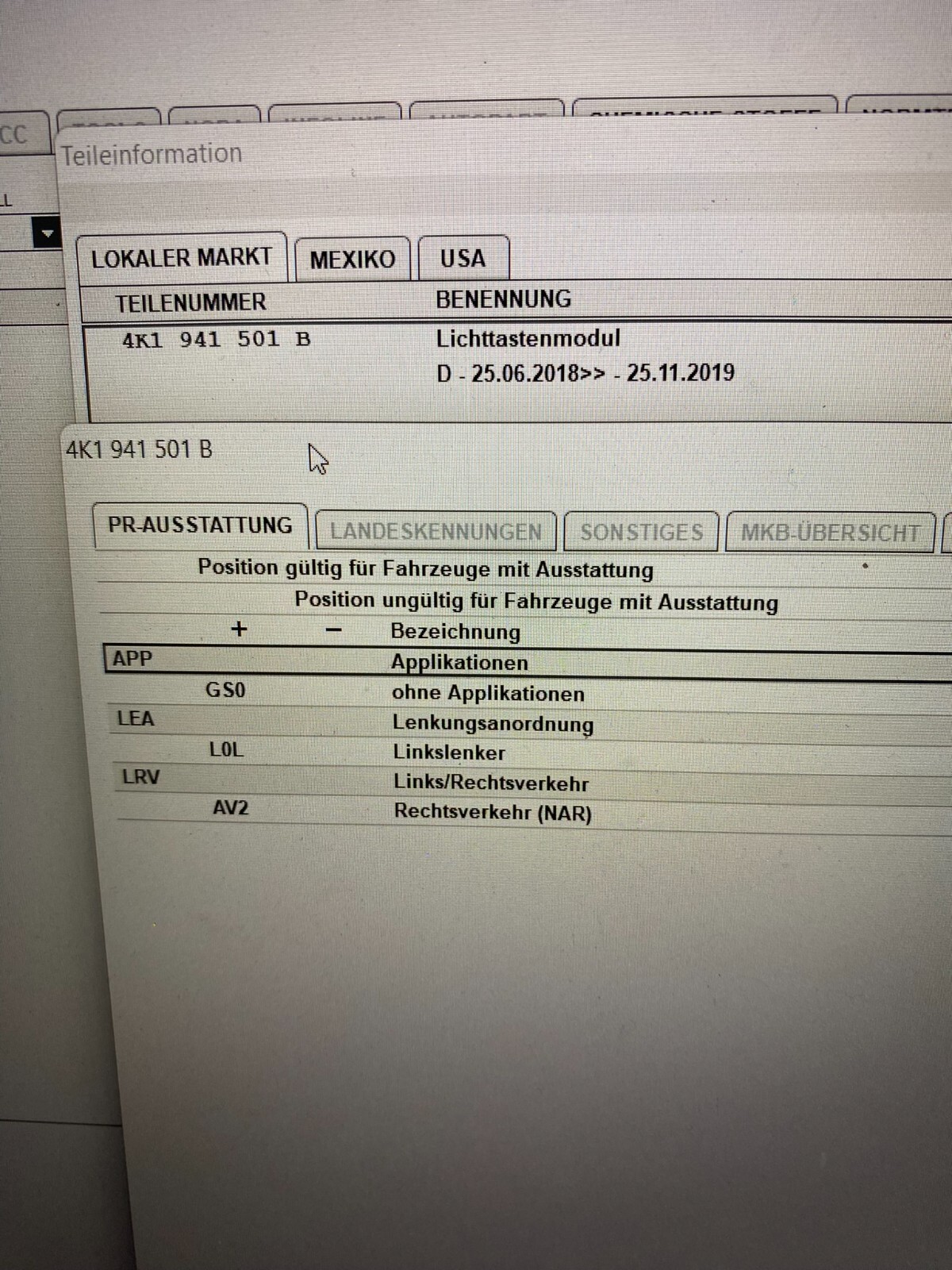 AUDI Q7 Q8/RSQ8 SCHEINWERFER SCHALTER STEUERGERÄT 4K1941501B + 4M8857237 NEU!!!! - Obrázek 12