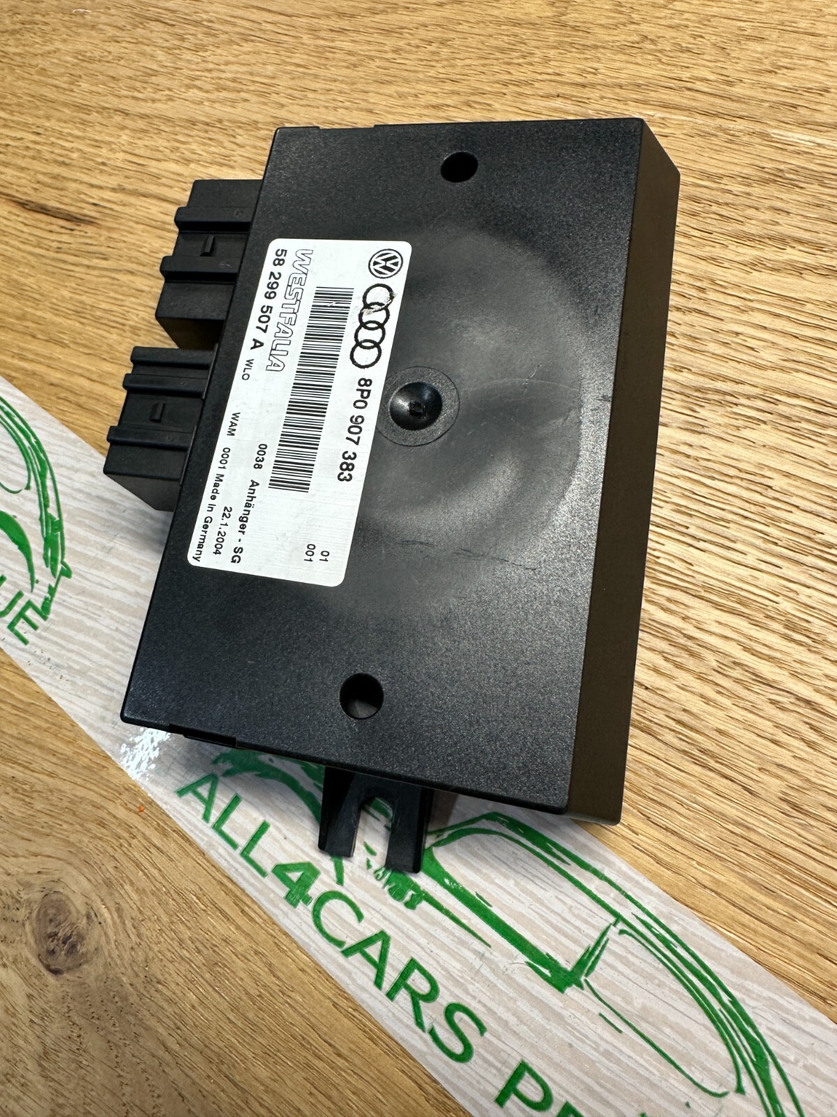 AUDI STEUERGERÄT ANHÄNGERKUPPLUNG 8P0907383 TOWING DEVICE UNIT-DEMONT TEST CAR - Obrázek 5