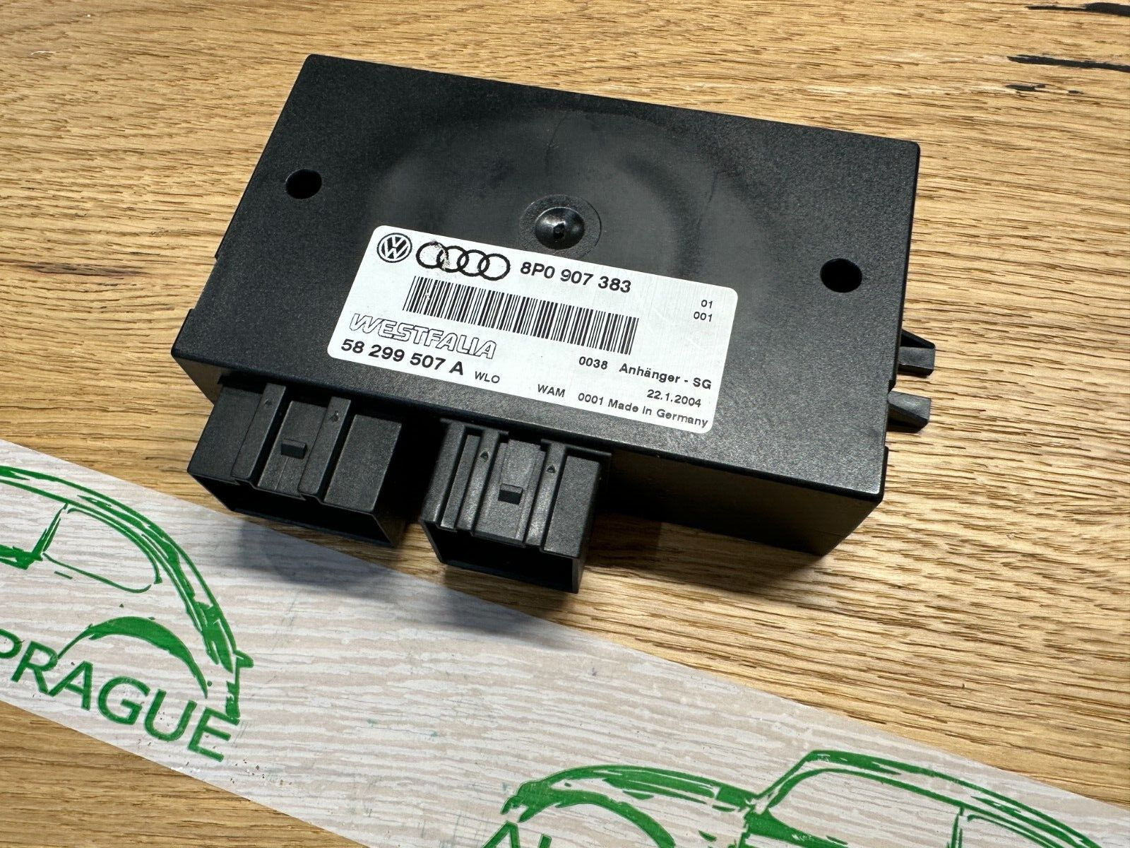 AUDI STEUERGERÄT ANHÄNGERKUPPLUNG 8P0907383 TOWING DEVICE UNIT-DEMONT TEST CAR