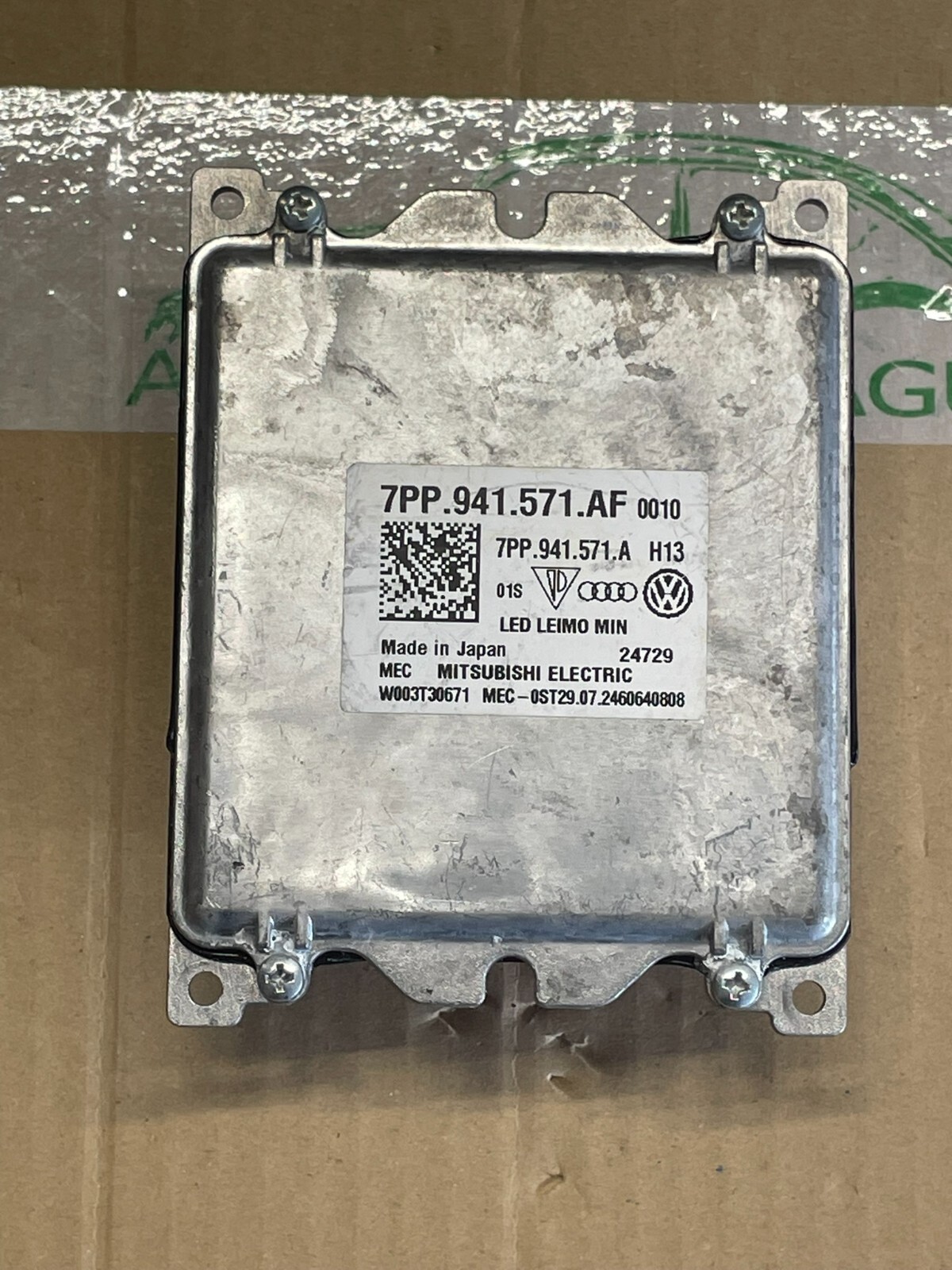 AUDI VW ŠKODA SCHEINWERFER STEUERGERÄT LED 7PP941571AF DEMONT VOM TEST WAGEN ORG