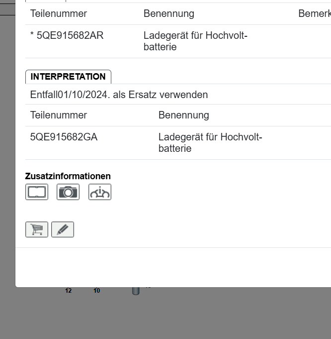 AUDI VW SKODA SEAT PHEV LADEGERÄT FÜR HOCHVOLT BATTERIE 5QE915682AR ORG.FAST NEU - Obrázek 7