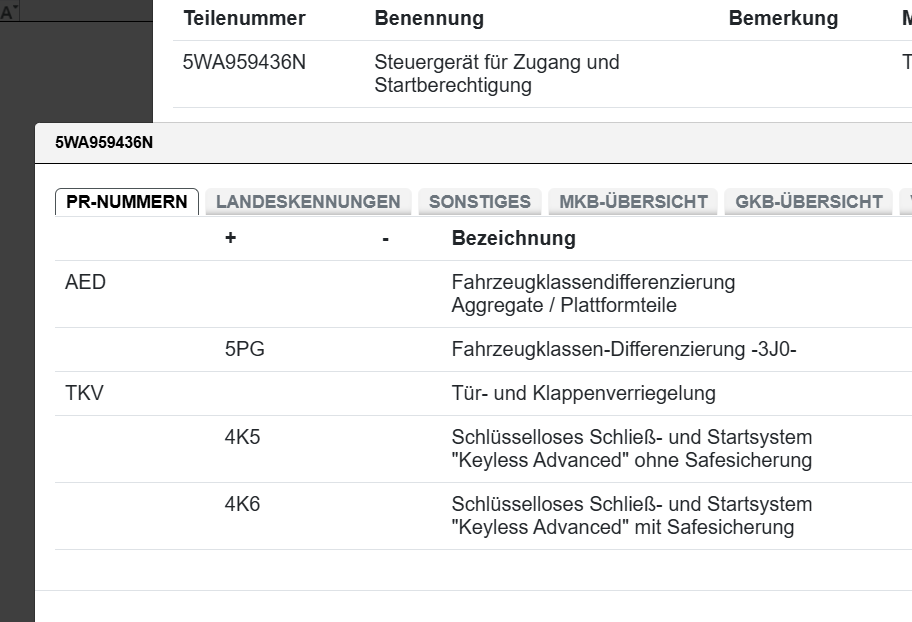 AUDI VW ŠKODA SEAT STEUERGERÄT ZUGANG UND STARTBERECHTIGUNG 5WA959436N TEST CAR - Obrázek 5