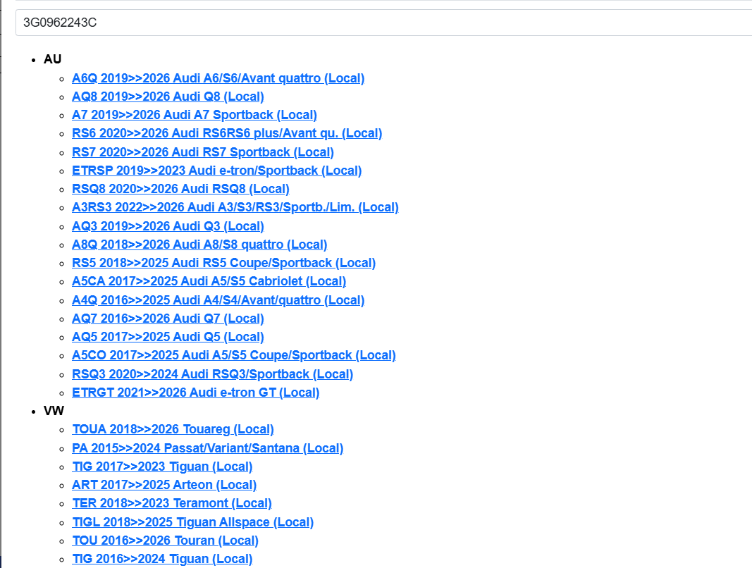 BENTLEY AUDI STEUERGERÄT FÜR HECKKLAPPENÖFFNUNG EASY OPEN 3G0962243C FAST NEU OE - Obrázek 6