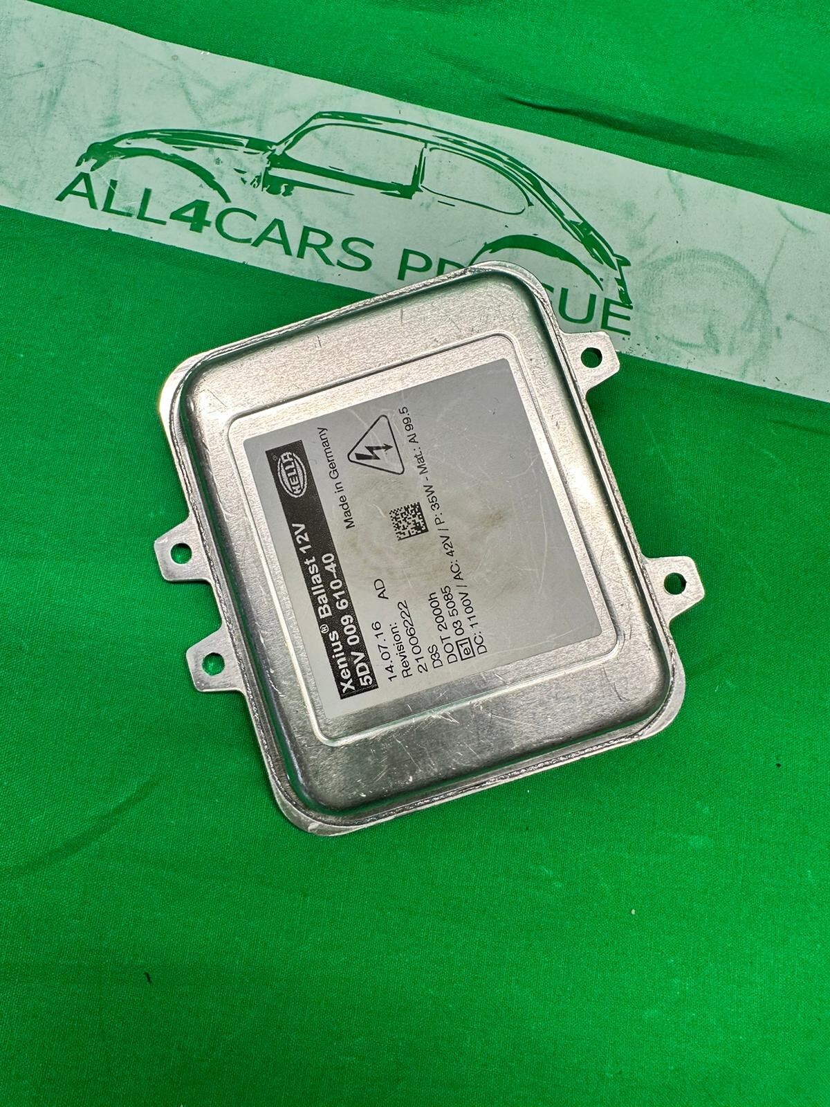 HELLA XENON STEUERGERÄT BALLAST VORSCHALTGERÄT 5DV00961040 5D9 009 610-40 ORIG.! - Obrázek 3