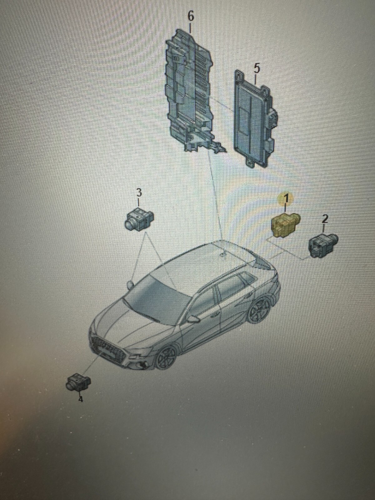 KAMERA VW ŠKODA AUDI RÜCKFAHRKAMERA 5WD980556A = 5WA980556A ORIG.VW TEIL - NEU ! - Obrázek 11