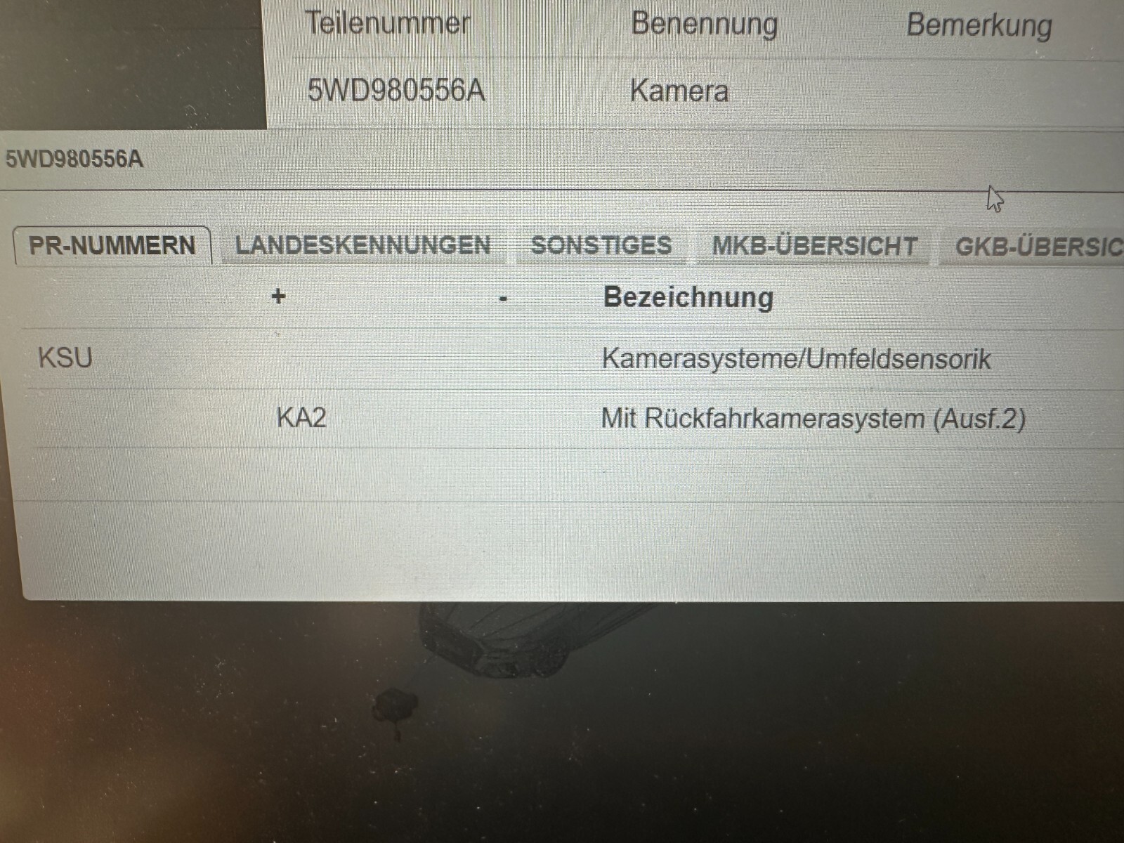 KAMERA VW ŠKODA AUDI RÜCKFAHRKAMERA 5WD980556A = 5WA980556A ORIG.VW TEIL - NEU ! - Obrázek 12