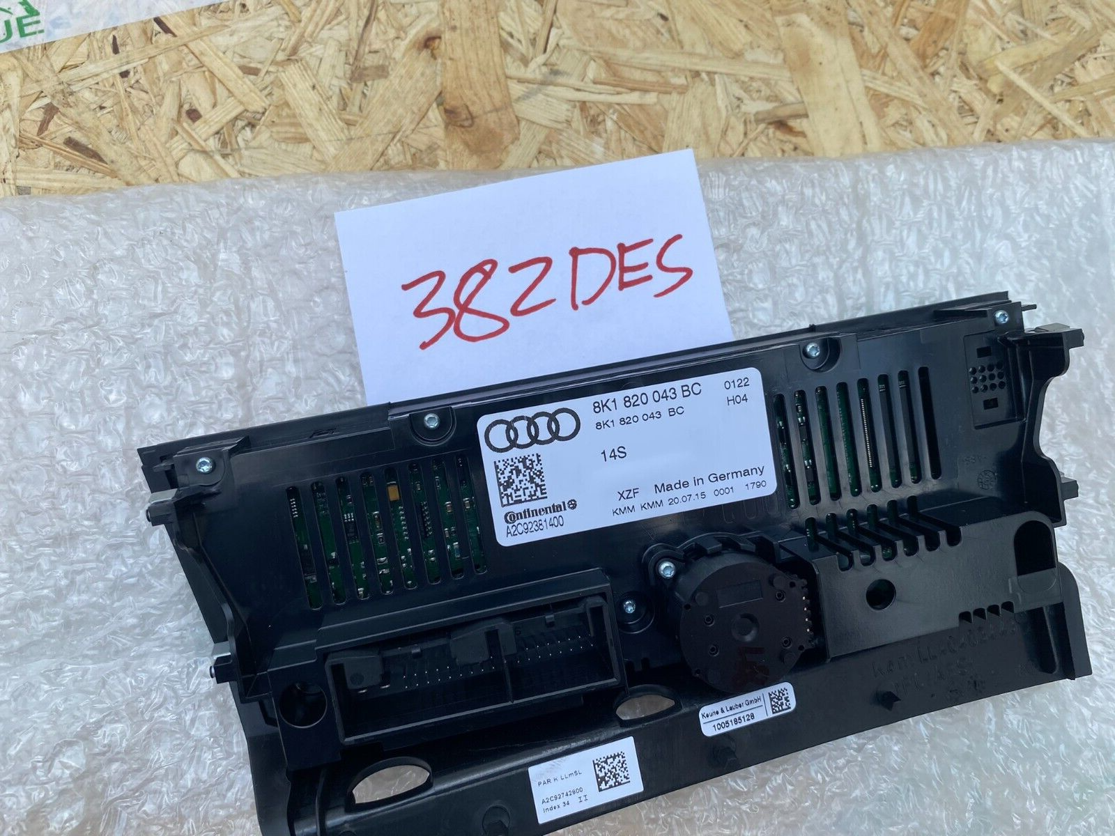 KLIMABEDIENTEIL AUDI A4/S4 A5/S5 Q5 KLIMABEDIENTEIL SITZBELÜFTUNG 8K1820043BC - Obrázek 13