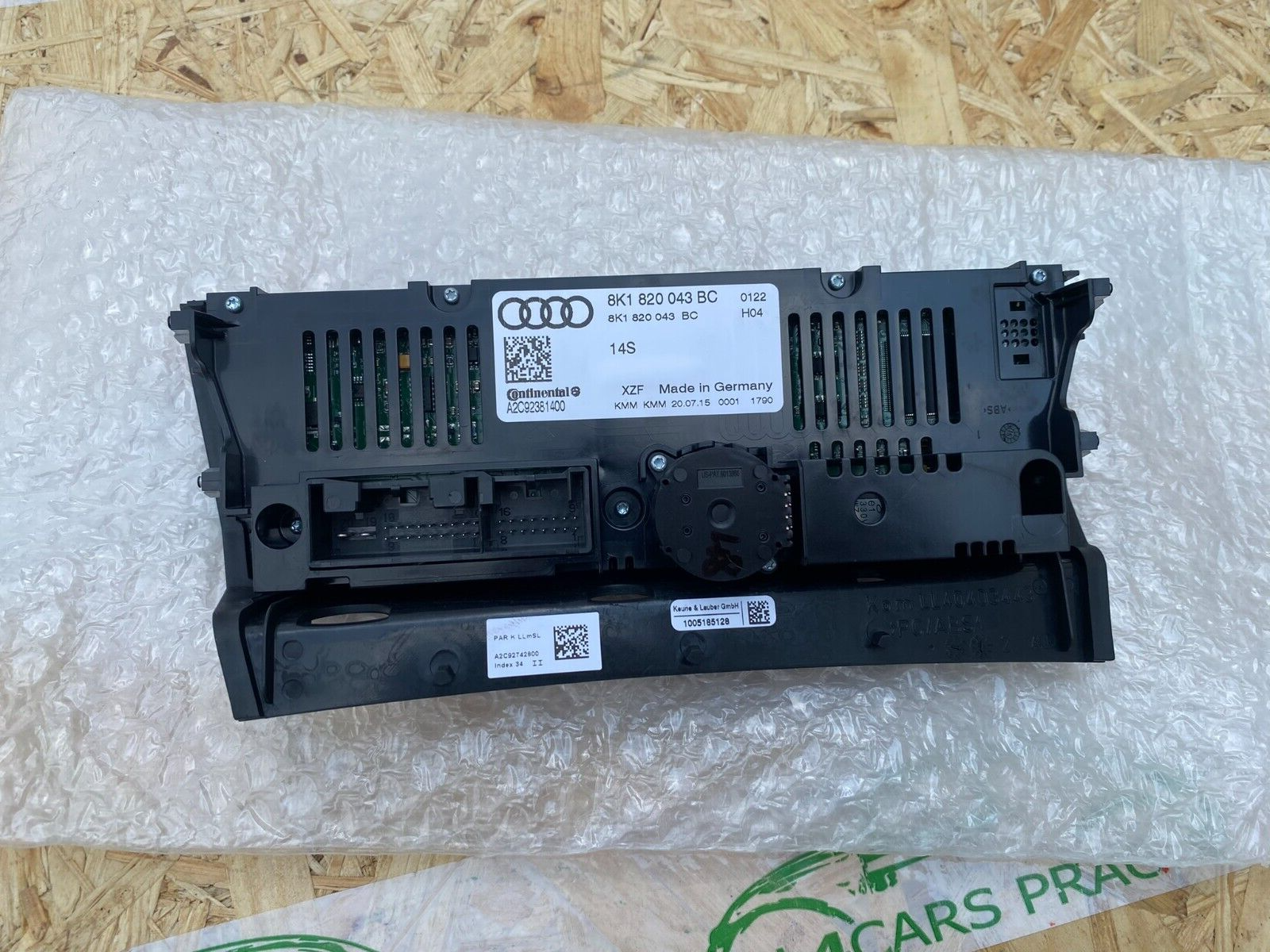 KLIMABEDIENTEIL AUDI A4/S4 A5/S5 Q5 KLIMABEDIENTEIL SITZBELÜFTUNG 8K1820043BC - Obrázek 9