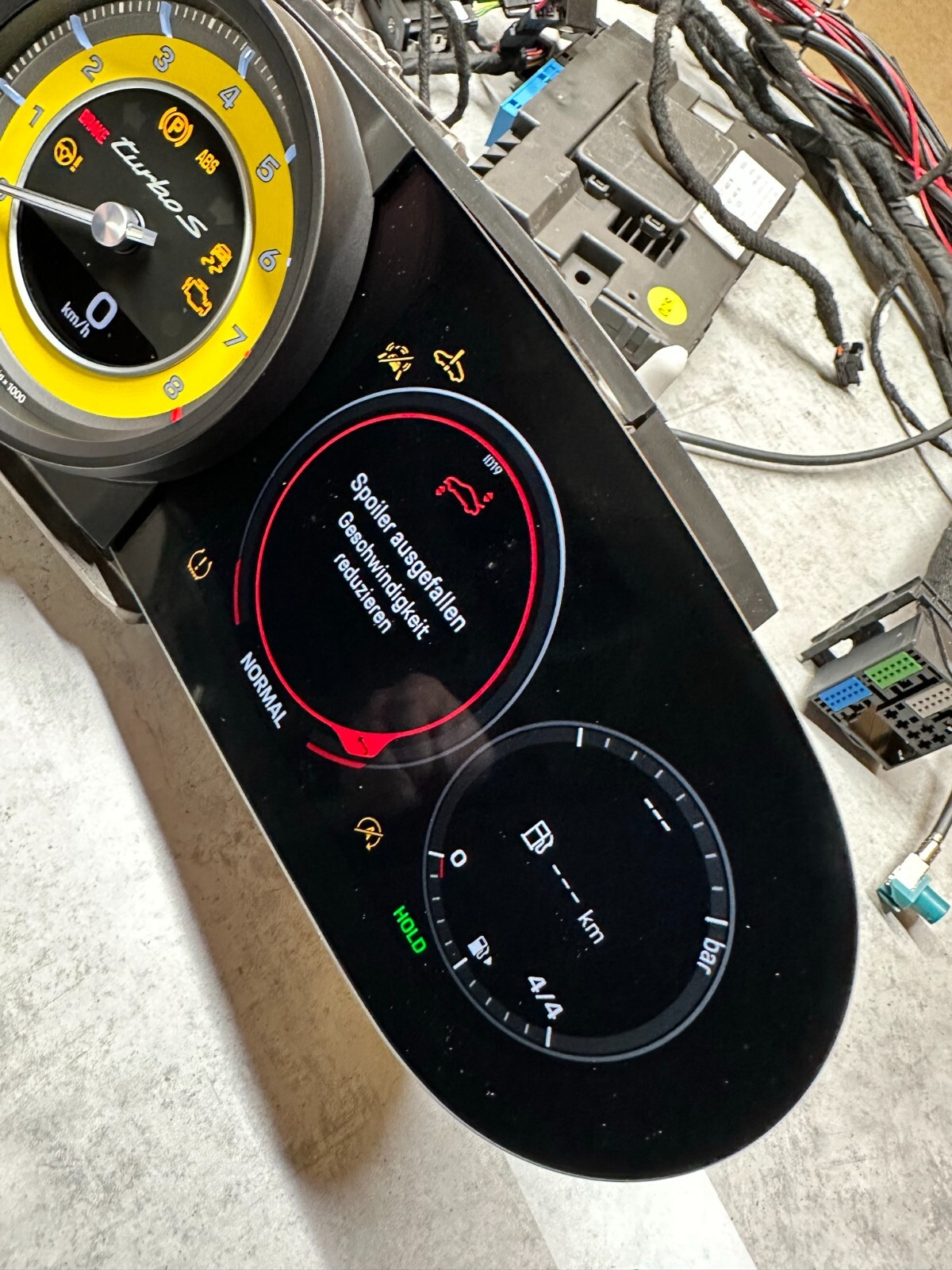 KOMBIINSTRUMENT VIRTUAL COCKPIT PORSCHE 992 TURBO S 992920731J GELB NEU - 0 KM! - Obrázek 24