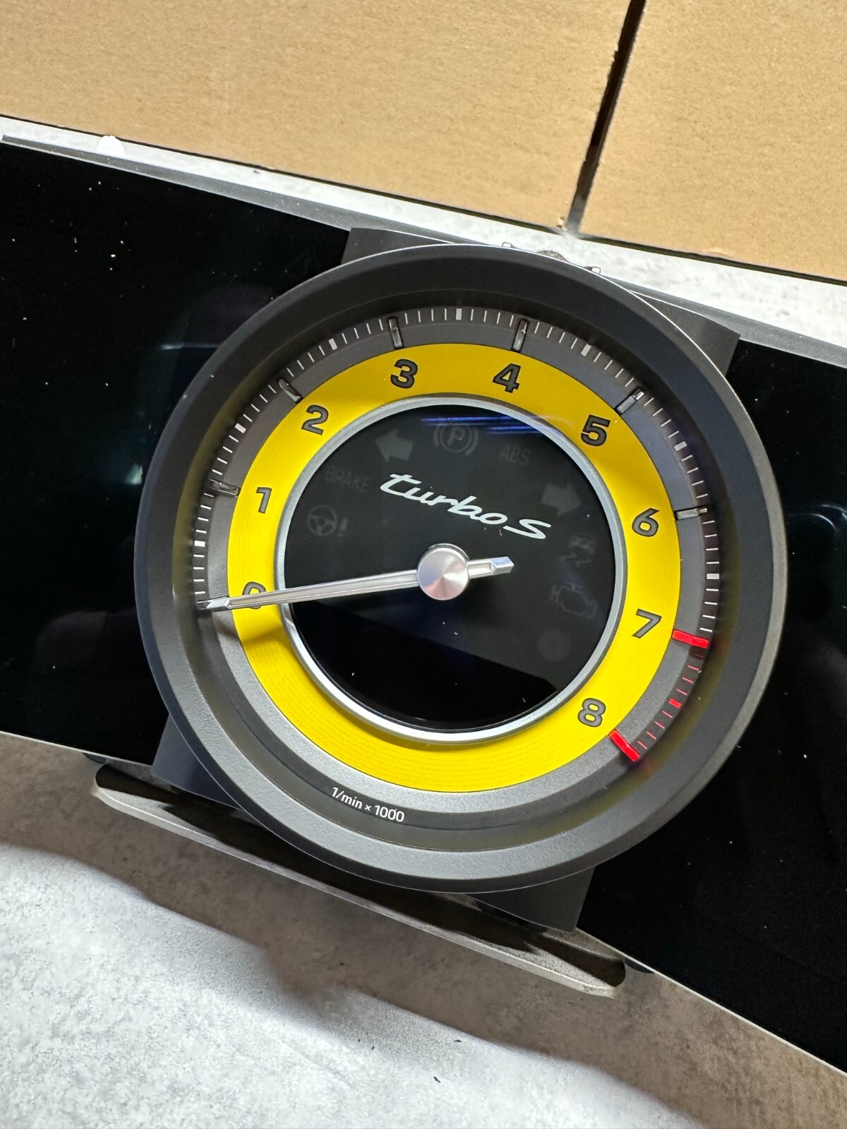 KOMBIINSTRUMENT VIRTUAL COCKPIT PORSCHE 992 TURBO S 992920731J GELB NEU - 0 KM! - Obrázek 9