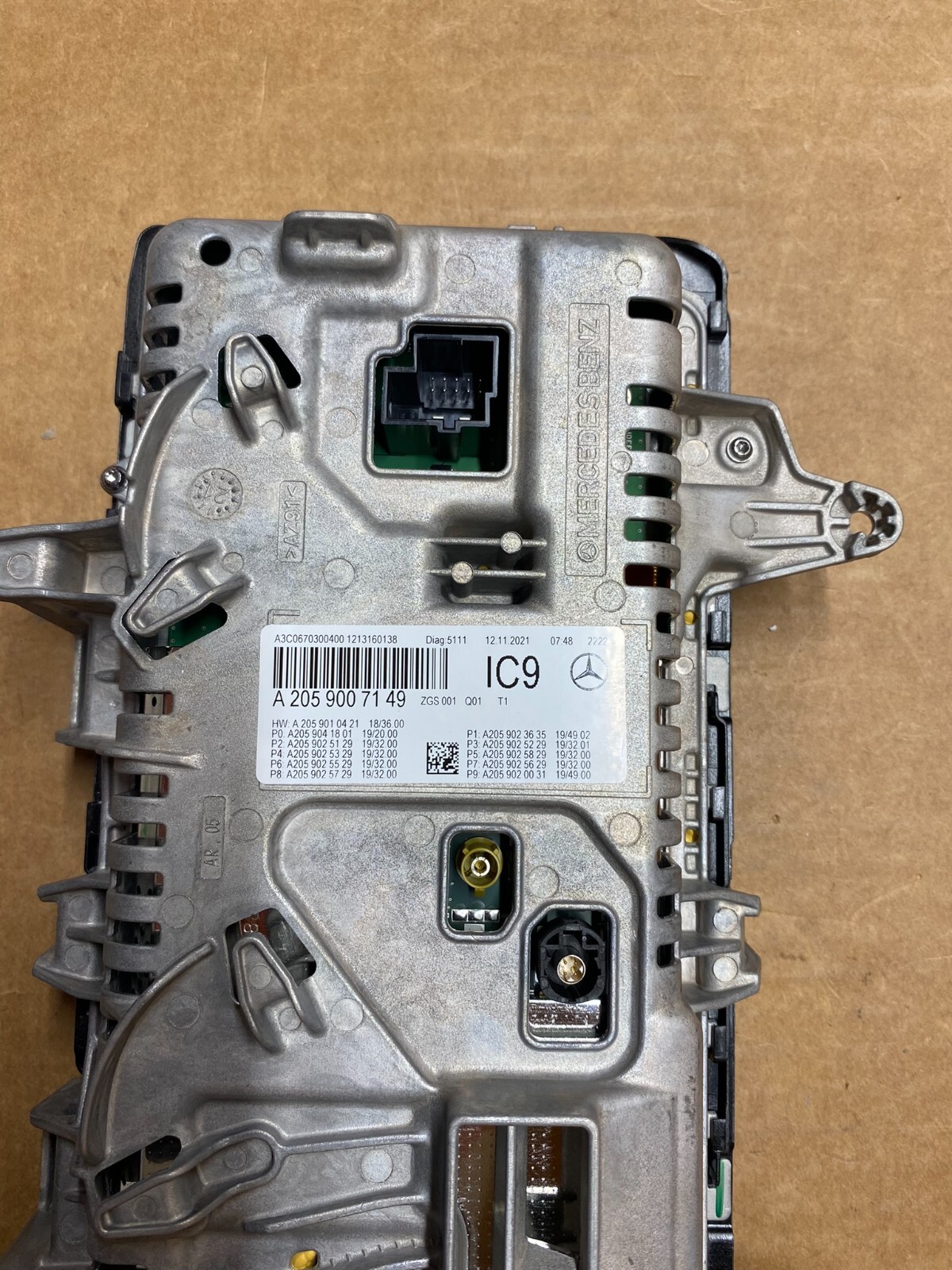 MERCEDES-BENZ C-KLASSE W205, GLC KOMBIINSTRUMENT A2059007149 ORIG.NEU!!!OK 0-KM - Obrázek 6