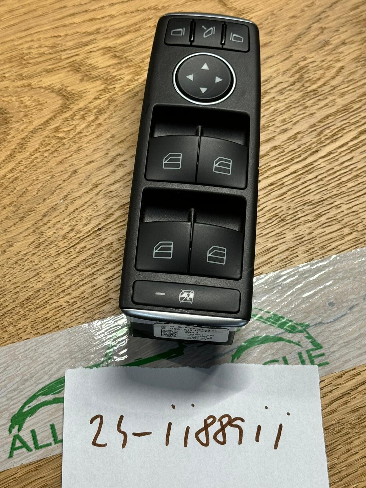 MERCEDES-BENZ C W204 FENSTERSCHALTER 1669054400 ORIGINAL MECCEDES BENZ TEIL - Obrázek 10