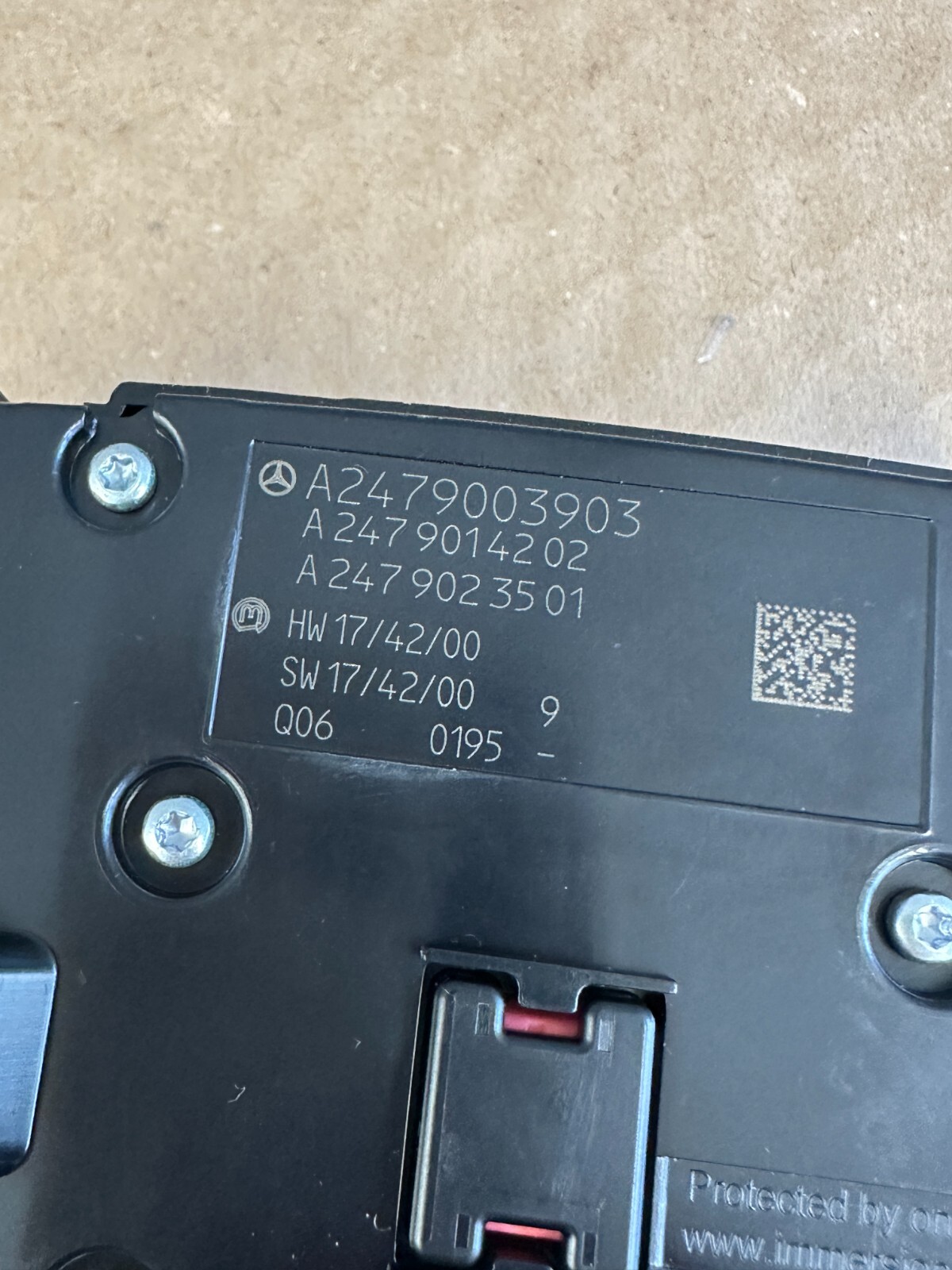 MERCEDES BENZ CLA-KLASS TOUCHPAD SCHALTER A2479003903 FAST NEU DEMONT V TEST CAR - Obrázek 15