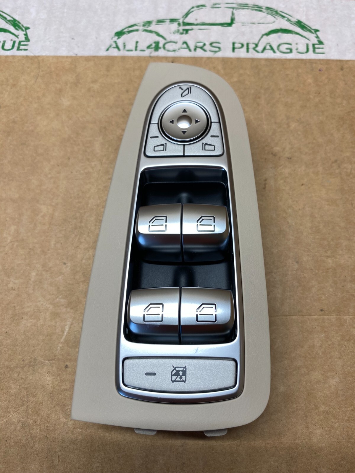 MERCEDES-BENZ FENSTERHEBERSCHALTER SCHALTERBLOCK BEIGE A2229056800 ORIG.NEU!!! - Obrázek 3