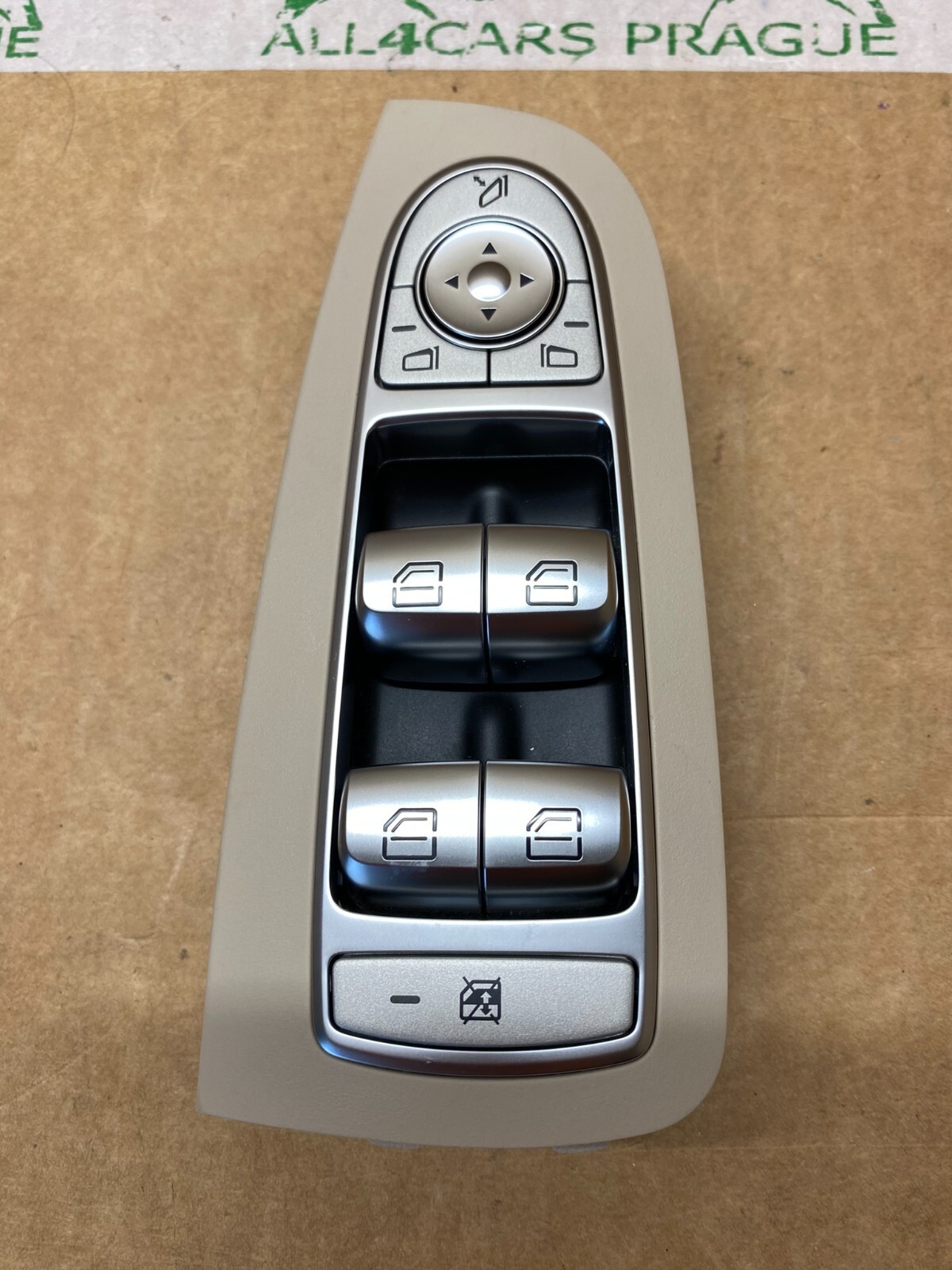 MERCEDES-BENZ FENSTERHEBERSCHALTER SCHALTERBLOCK BEIGE A2229056800 ORIG.NEU!!! - Obrázek 6