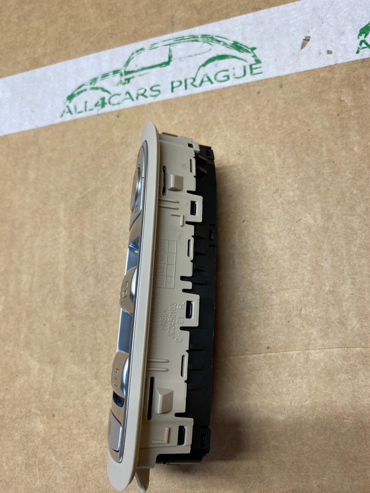 MERCEDES-BENZ FENSTERHEBERSCHALTER SCHALTERBLOCK BEIGE A2229056800 ORIG.NEU!!! - Obrázek 7