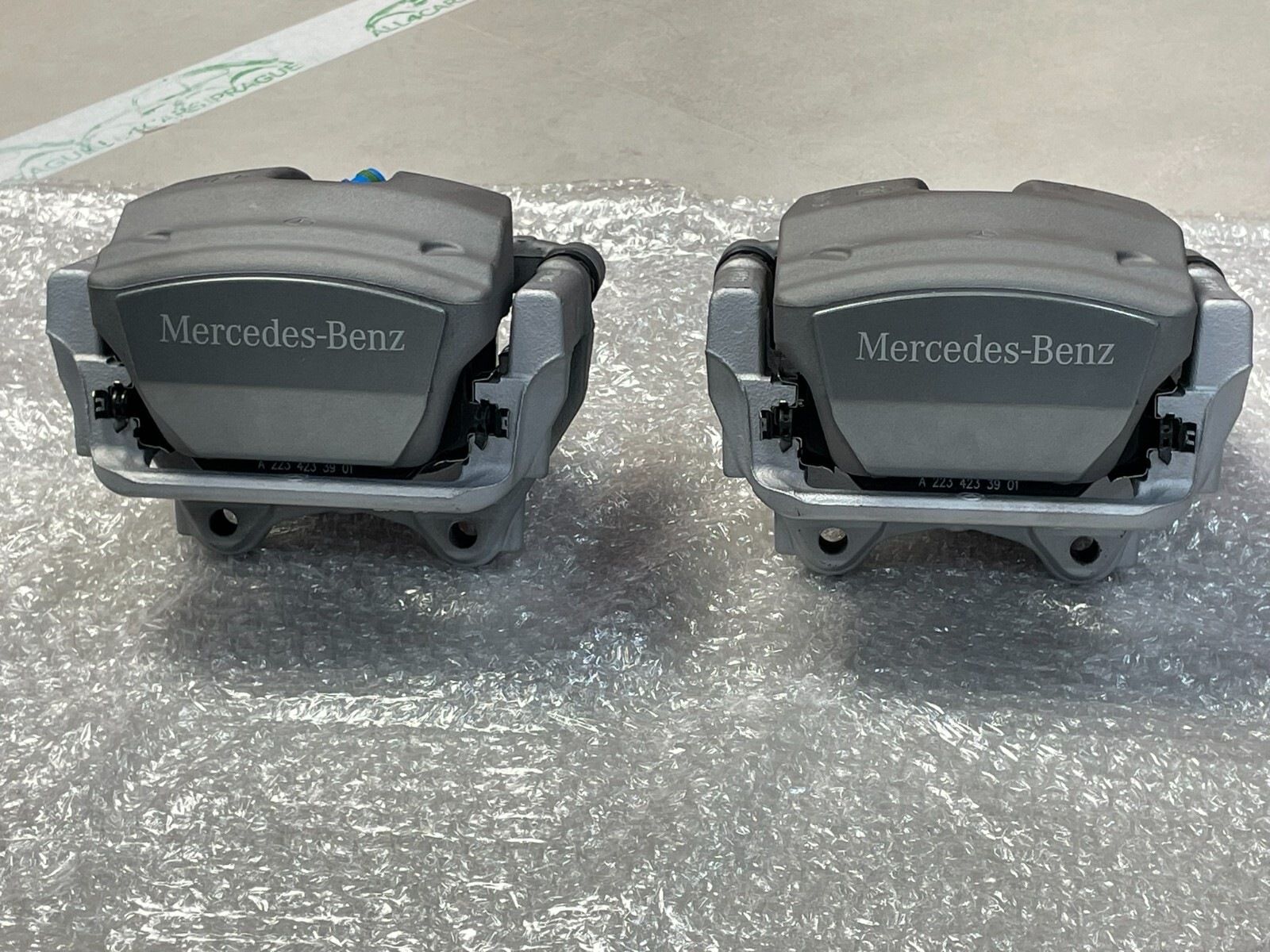 MERCEDES BENZ S KLASSE ELEKTRISCHE BREMSATTEL HINTEN SATZ L+R 360X26 ORIG.NEU