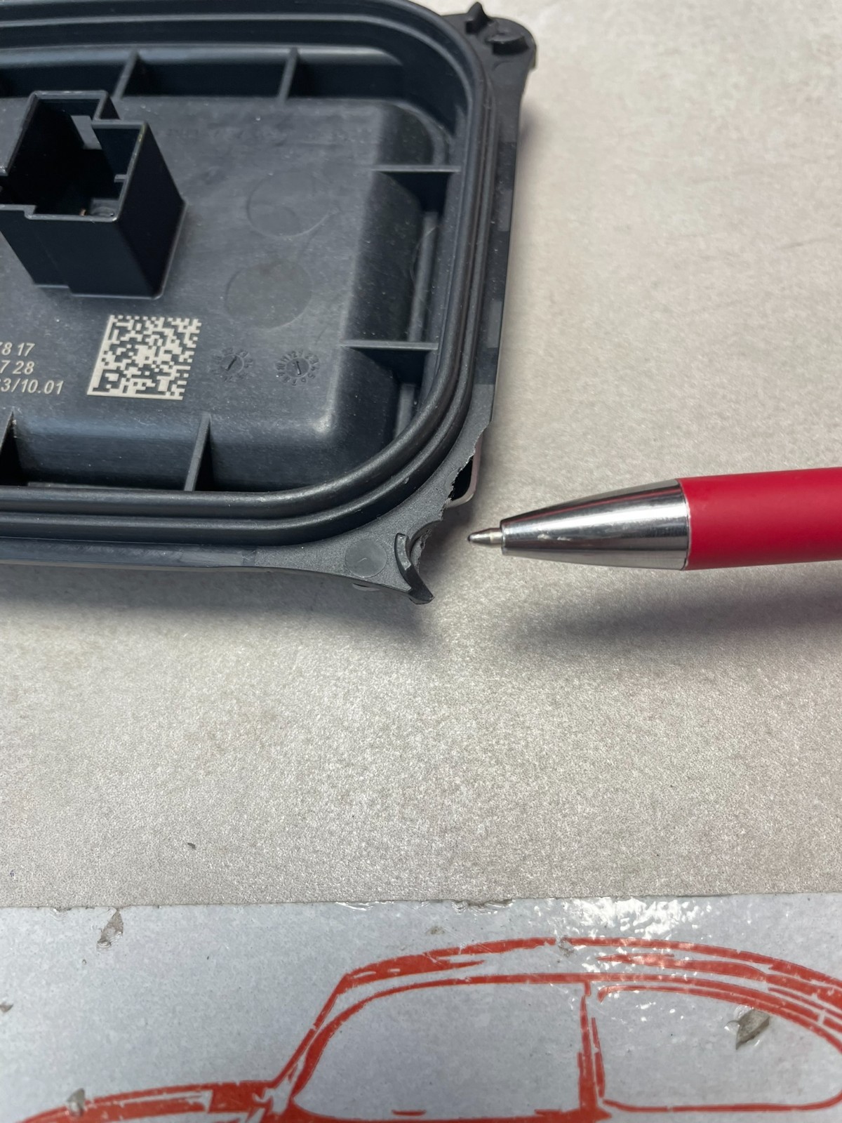 MERCEDES-BENZ SCHEINWERFER STEUERGERÄT A2239007935 NEU - GEBROCHENE HALTER ORIG - Obrázek 3