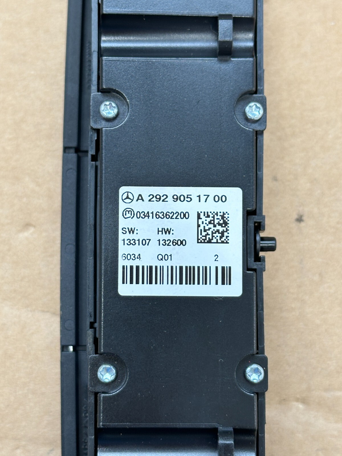 MERCEDES GLS GLE SCHALTERBLOCK SITZHEIZUNG ESP PDC START A2929051700 Fast Neu .. - Obrázek 3