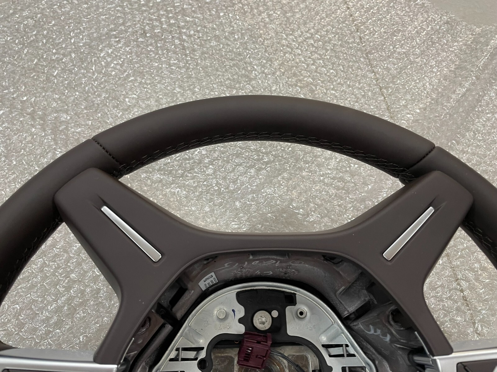 MERCEDES LEDER LENKRAD BRAUN SCHALTWIPPEN A2464605503 FAST NEU D V TEST WAGEN.. - Obrázek 14