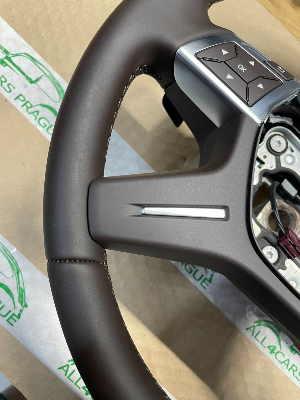 MERCEDES LEDER LENKRAD BRAUN SCHALTWIPPEN A2464605503 FAST NEU D V TEST WAGEN.. - Obrázek 8