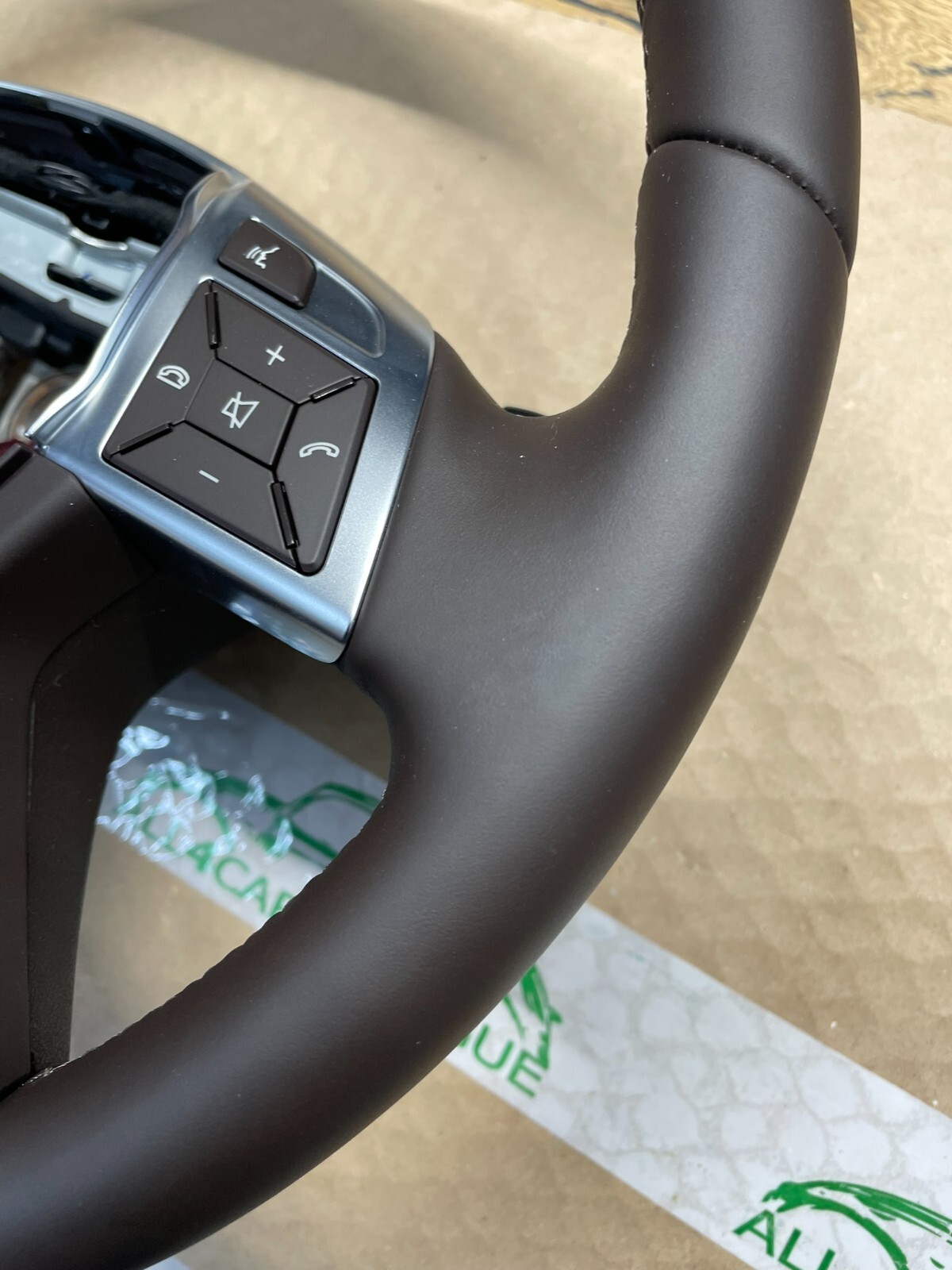 MERCEDES LEDER LENKRAD BRAUN SCHALTWIPPEN A2464605503 FAST NEU D V TEST WAGEN.. - Obrázek 9