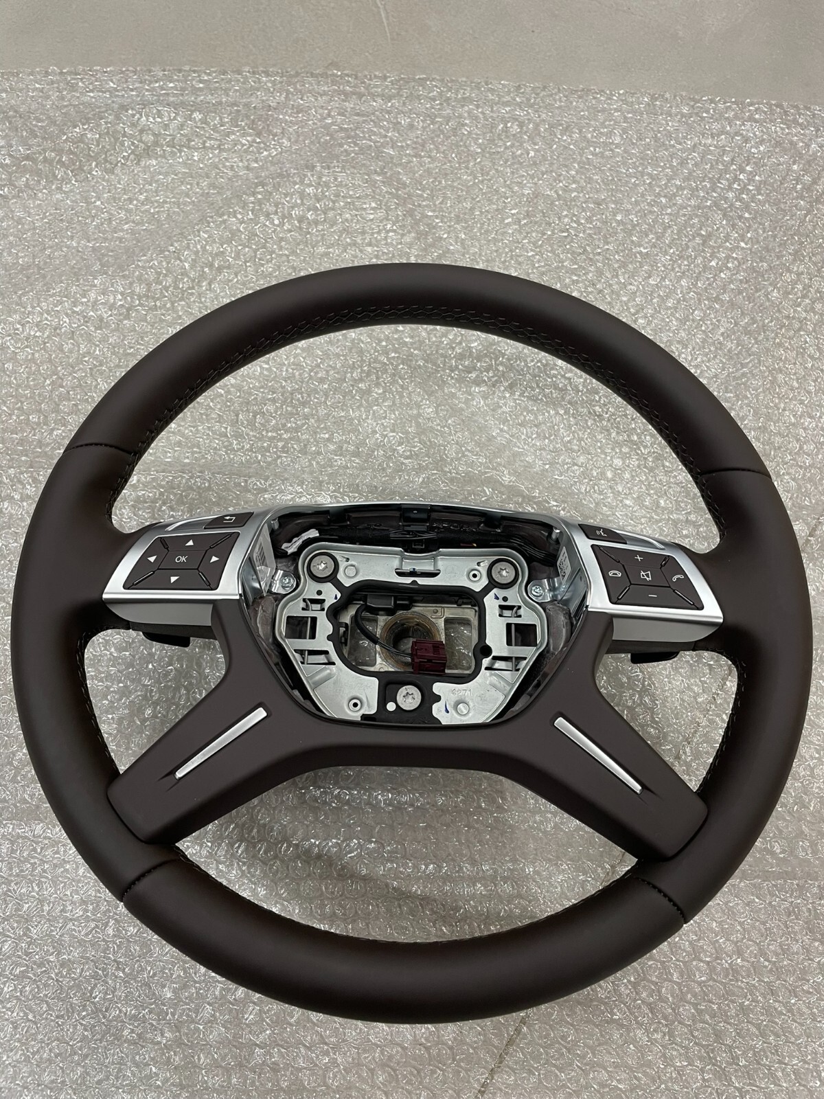 MERCEDES LEDER LENKRAD BRAUN SCHALTWIPPEN A2464605503 FAST NEU D V TEST WAGEN.. - Obrázek 10