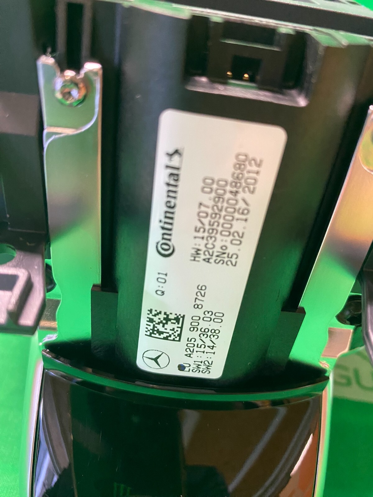 MERCEDES W205 C-KLASSE TOUCH PAD BEDIENTEIL MITTELKONSOLE SCHALTER A2059008726 - Obrázek 15