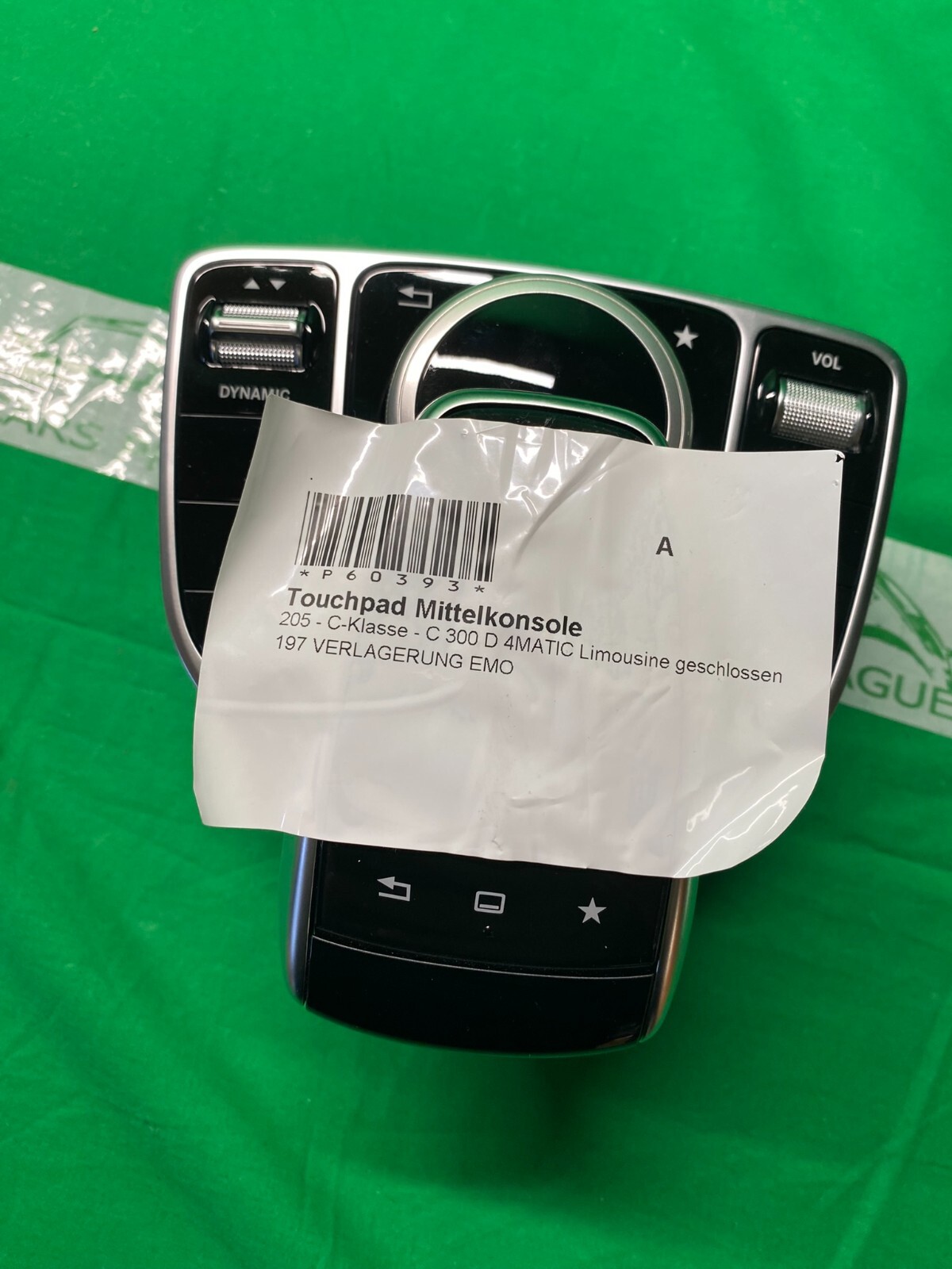 MERCEDES W205 C-KLASSE TOUCH PAD BEDIENTEIL MITTELKONSOLE SCHALTER A2059008726 - Obrázek 21