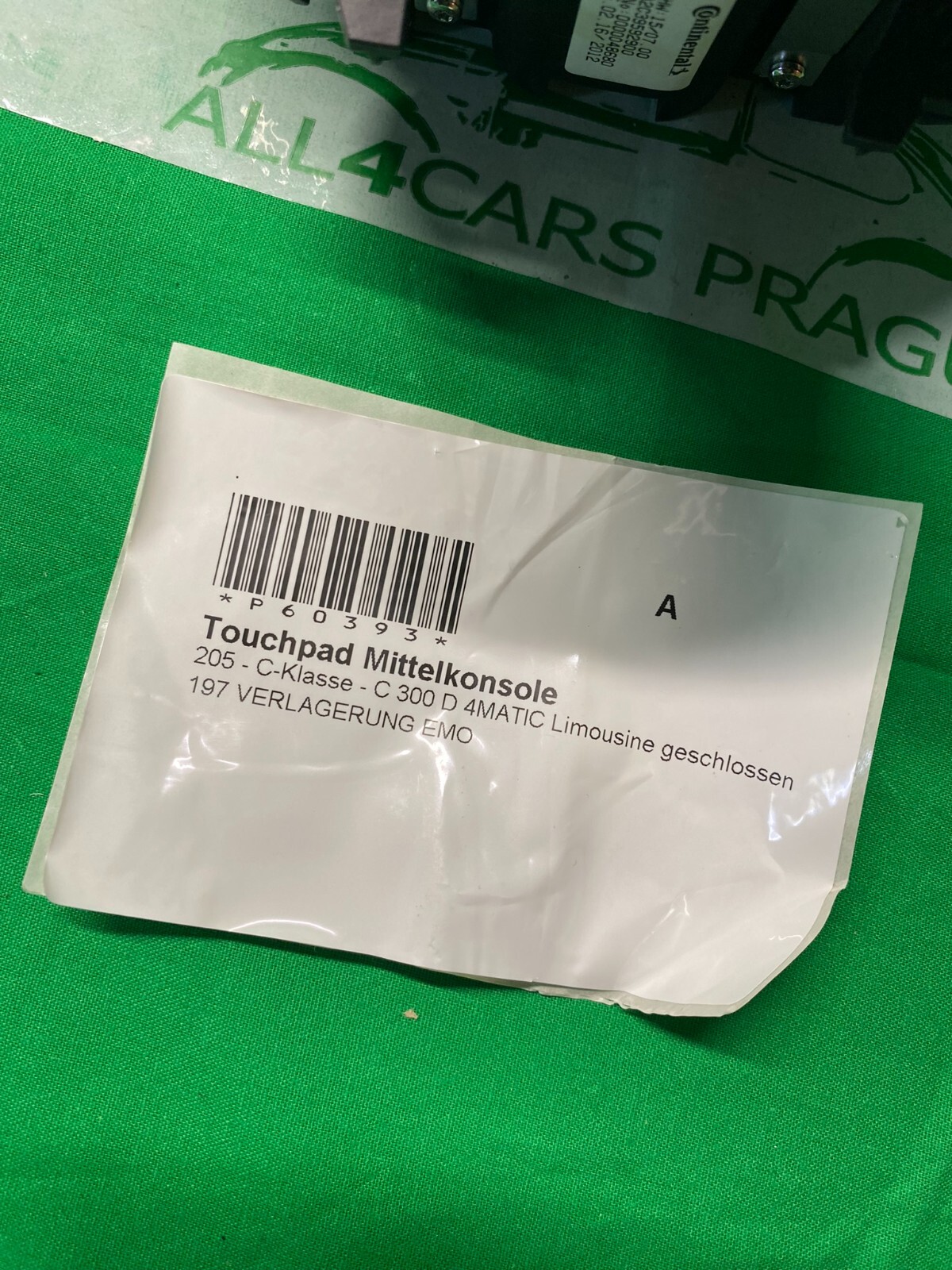 MERCEDES W205 C-KLASSE TOUCH PAD BEDIENTEIL MITTELKONSOLE SCHALTER A2059008726 - Obrázek 4