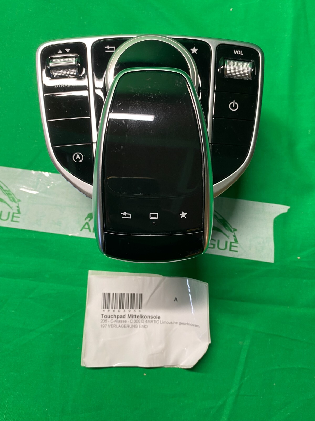 MERCEDES W205 C-KLASSE TOUCH PAD BEDIENTEIL MITTELKONSOLE SCHALTER A2059008726