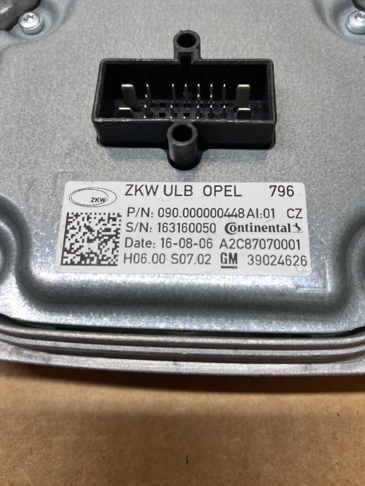 OPEL LED SCHEINWERFER STEUERGERÄT 39024626 A2C87070001 ORIG.NEU!!! - Obrázek 3