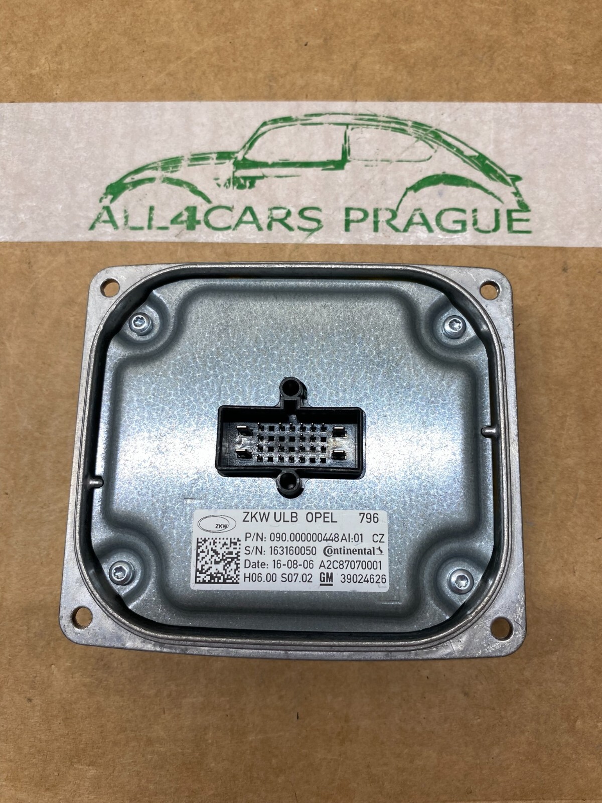 OPEL LED SCHEINWERFER STEUERGERÄT 39024626 A2C87070001 ORIG.NEU!!!