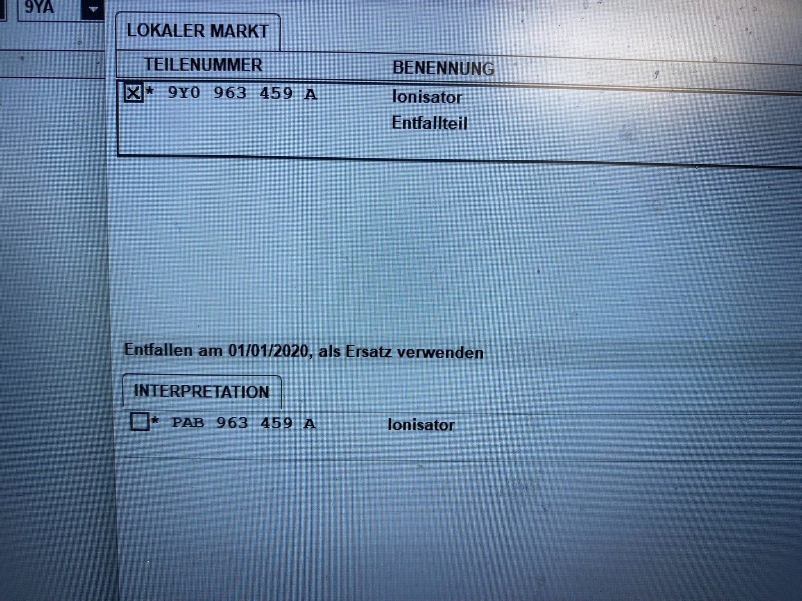 PORSCHE 9Y0 CAYENNE LUFTFÜHRUNG STEUERGERÄT KLIMAANLAGE IONISATOR 9Y0963459A - Obrázek 10