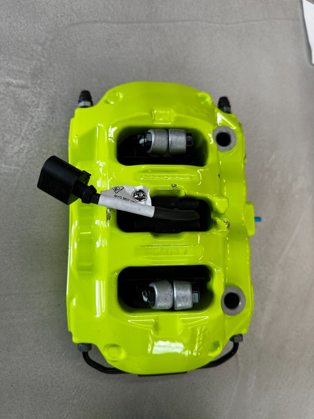 PORSCHE BRAKE CALIPERS GREEN REAR SET L+R COMPLETE 9Y0615403DE+9Y0615404DE NEW ! - Obrázek 11