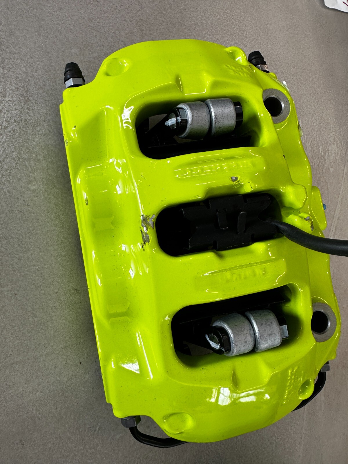 PORSCHE BRAKE CALIPERS GREEN REAR SET L+R COMPLETE 9Y0615403DE+9Y0615404DE NEW ! - Obrázek 12