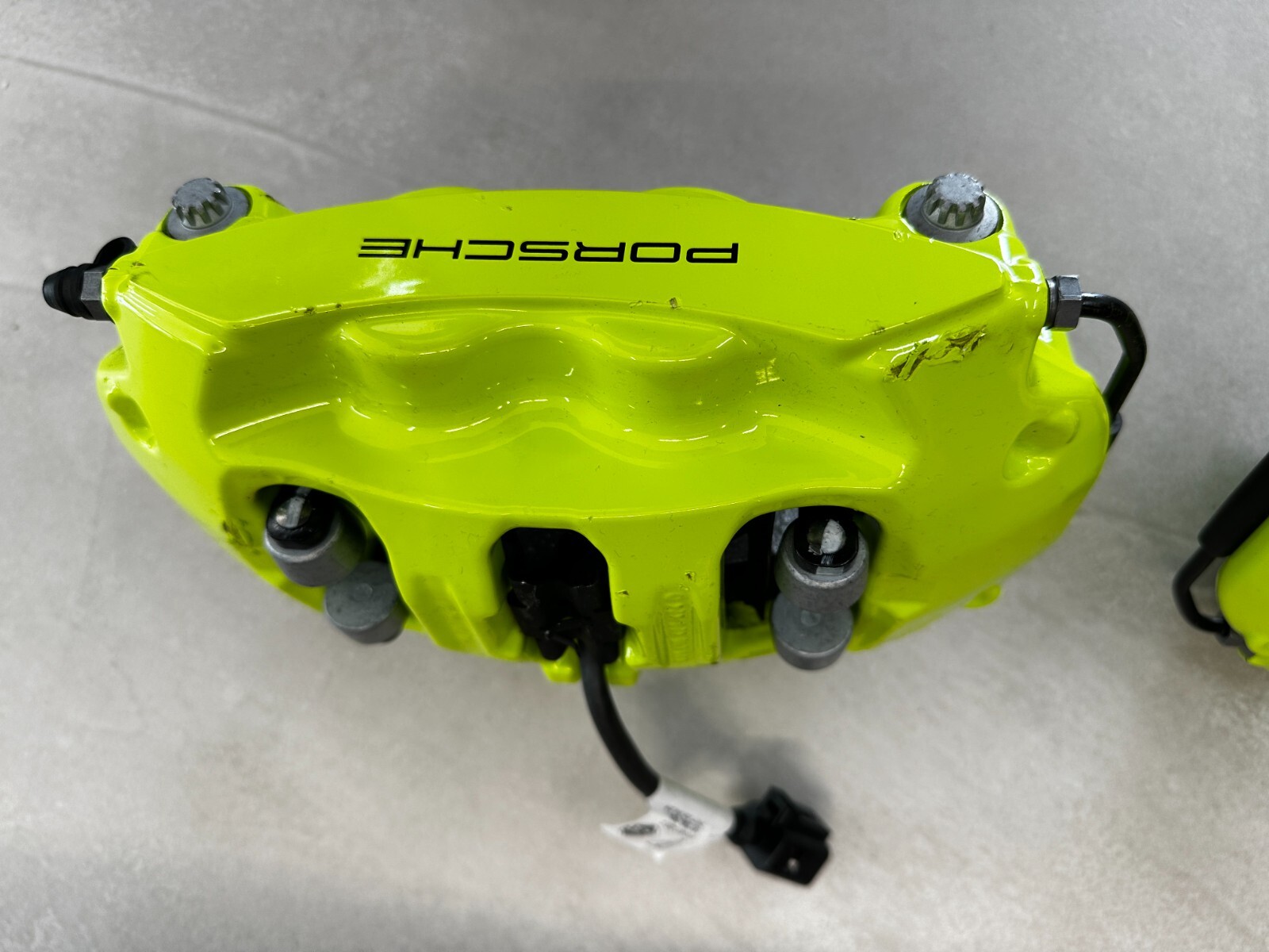 PORSCHE BRAKE CALIPERS GREEN REAR SET L+R COMPLETE 9Y0615403DE+9Y0615404DE NEW ! - Obrázek 14