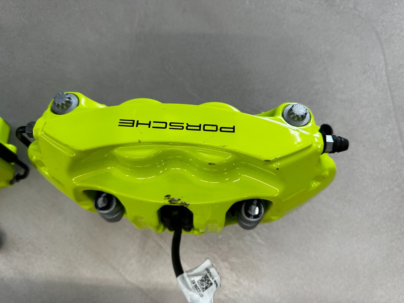PORSCHE BRAKE CALIPERS GREEN REAR SET L+R COMPLETE 9Y0615403DE+9Y0615404DE NEW ! - Obrázek 16