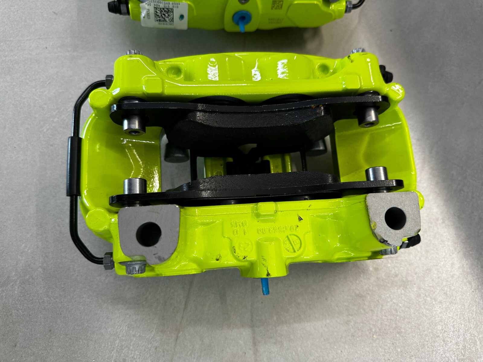 PORSCHE BRAKE CALIPERS GREEN REAR SET L+R COMPLETE 9Y0615403DE+9Y0615404DE NEW ! - Obrázek 17