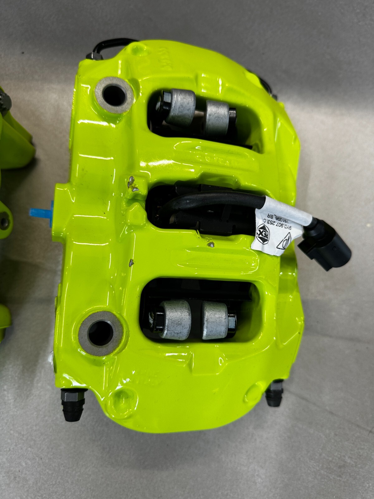PORSCHE BRAKE CALIPERS GREEN REAR SET L+R COMPLETE 9Y0615403DE+9Y0615404DE NEW ! - Obrázek 22