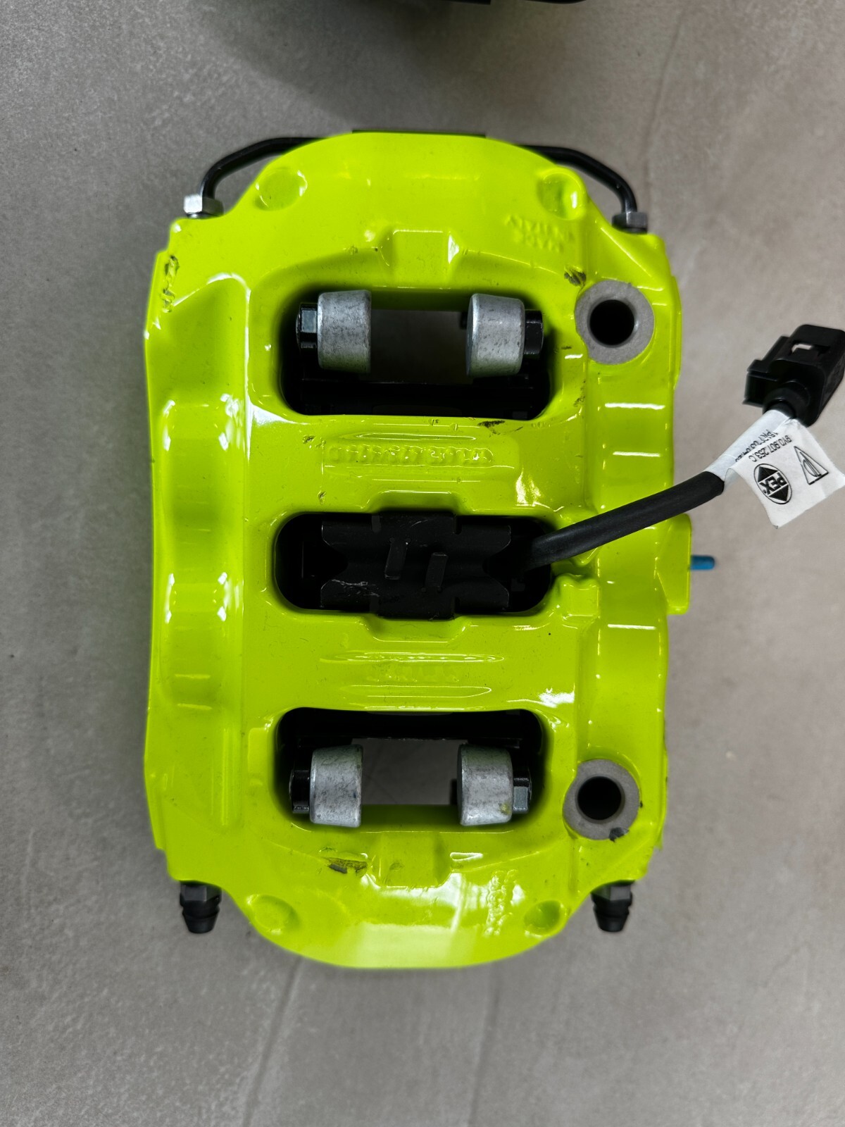 PORSCHE BRAKE CALIPERS GREEN REAR SET L+R COMPLETE 9Y0615403DE+9Y0615404DE NEW ! - Obrázek 7