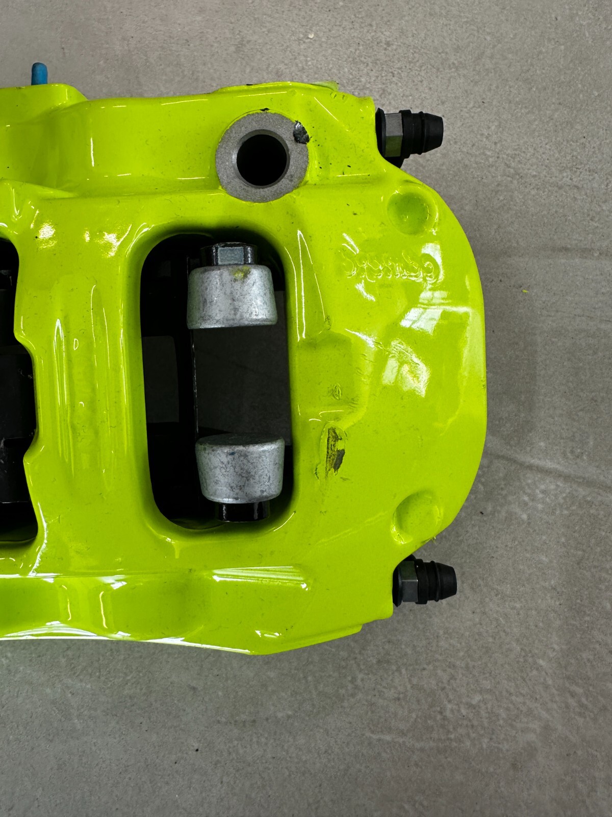 PORSCHE BRAKE CALIPERS GREEN REAR SET L+R COMPLETE 9Y0615403DE+9Y0615404DE NEW ! - Obrázek 8