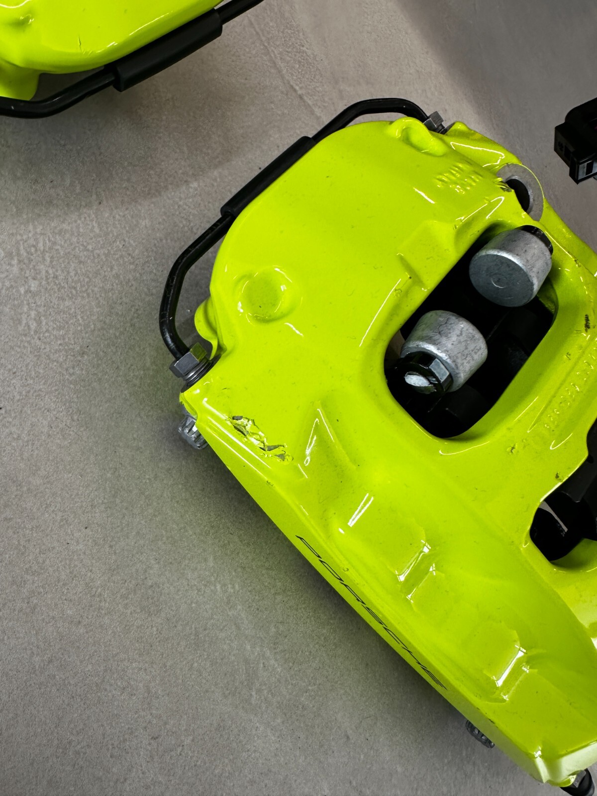 PORSCHE BRAKE CALIPERS GREEN REAR SET L+R COMPLETE 9Y0615403DE+9Y0615404DE NEW ! - Obrázek 10