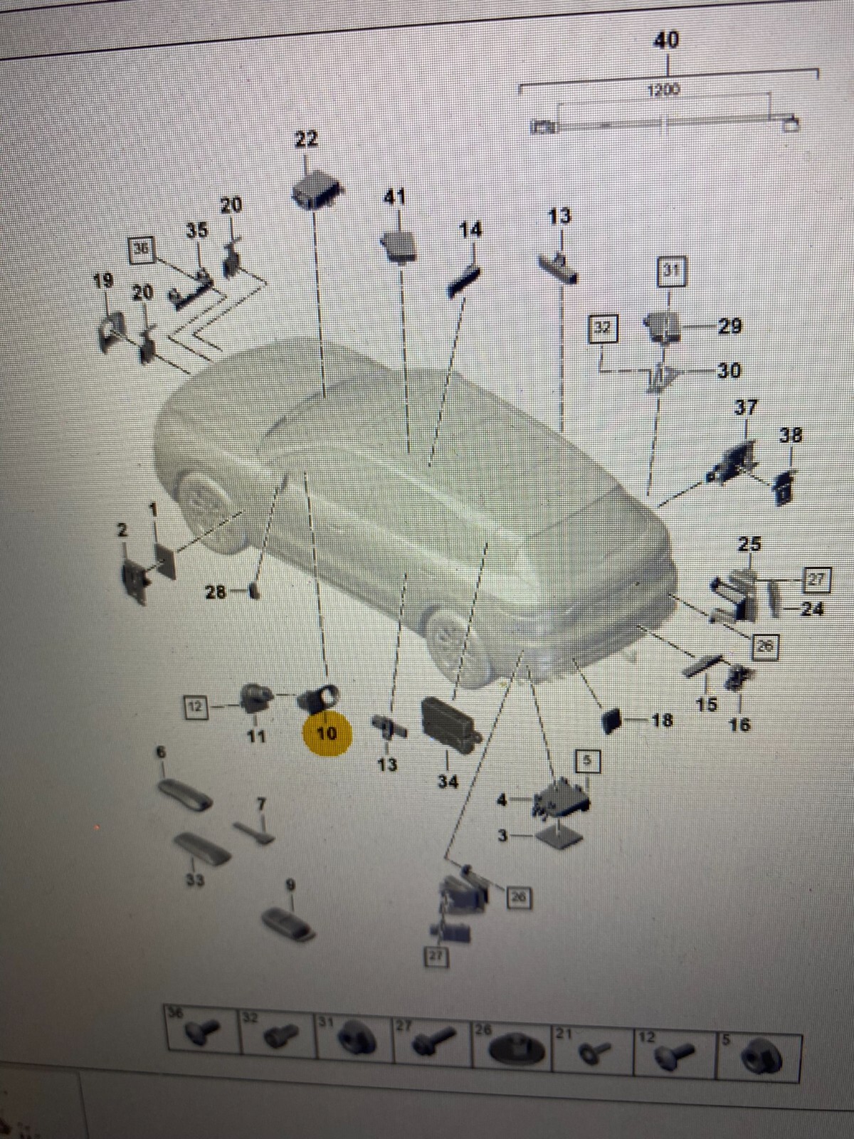 PORSCHE CAYENNE 9YA SCHALTER FUR LICHT 9Y1941209B ORIGINAL - Obrázek 11