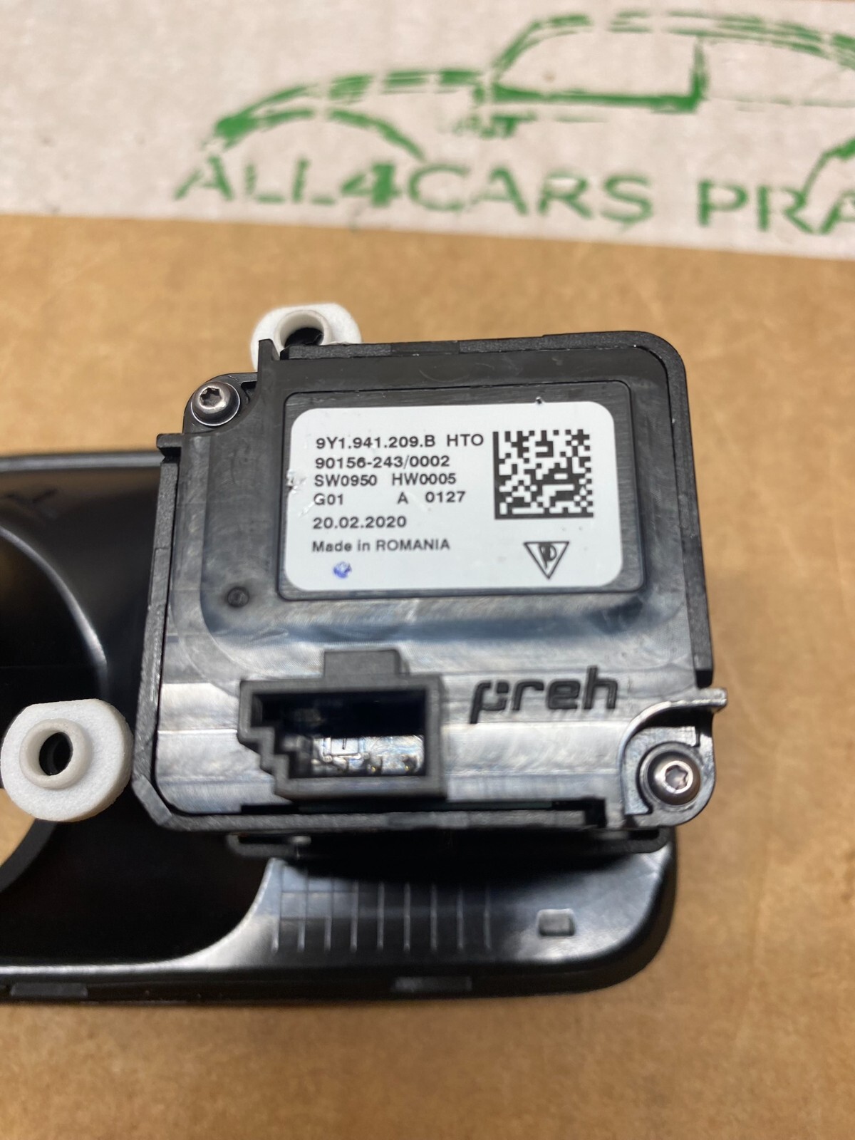 PORSCHE CAYENNE 9YA SCHALTER FUR LICHT 9Y1941209B ORIGINAL - Obrázek 9