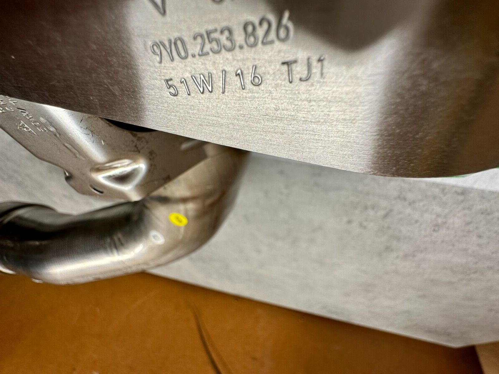 PORSCHE CAYENNE ENDROHRE AUSPUFF TIPS 9Y0253825 / 9Y0253826 ORIG. NEU - Obrázek 11