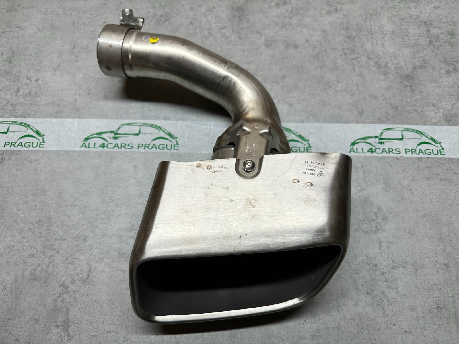 PORSCHE CAYENNE ENDROHRE AUSPUFF TIPS 9Y0253825 / 9Y0253826 ORIG. NEU - Obrázek 16